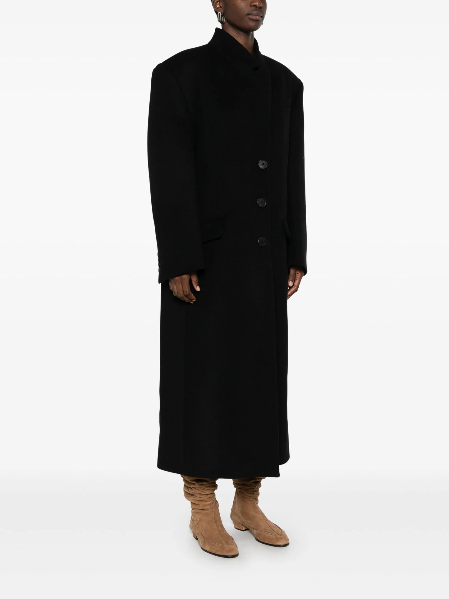single-breasted coat