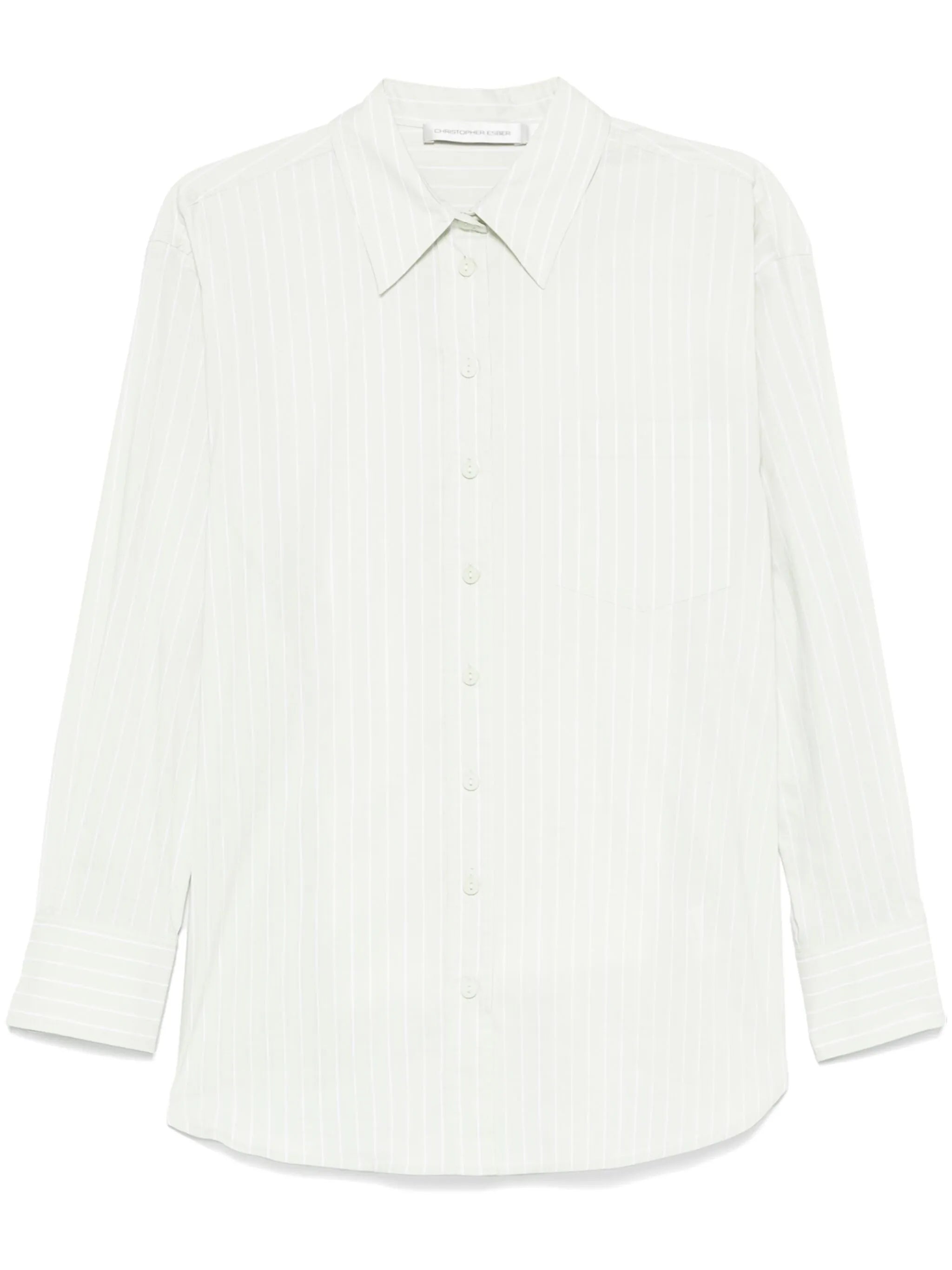 striped long-sleeve shirt