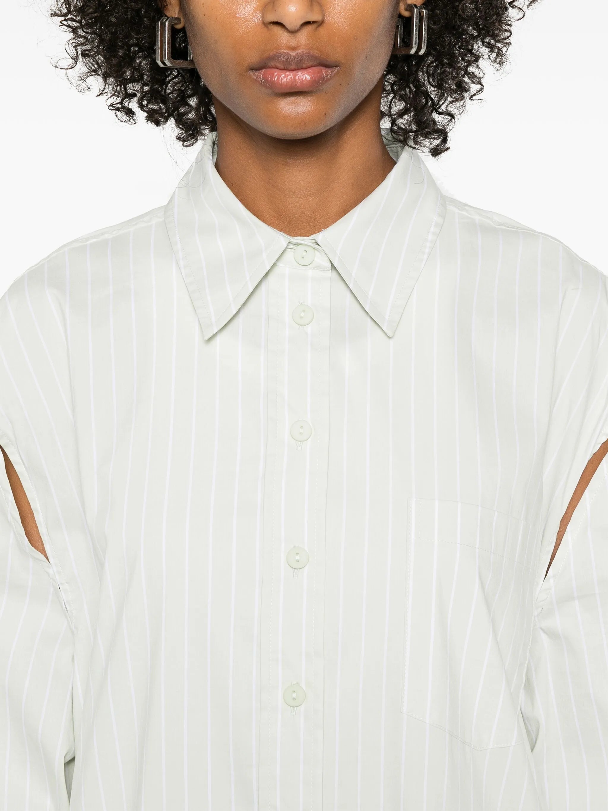 striped long-sleeve shirt