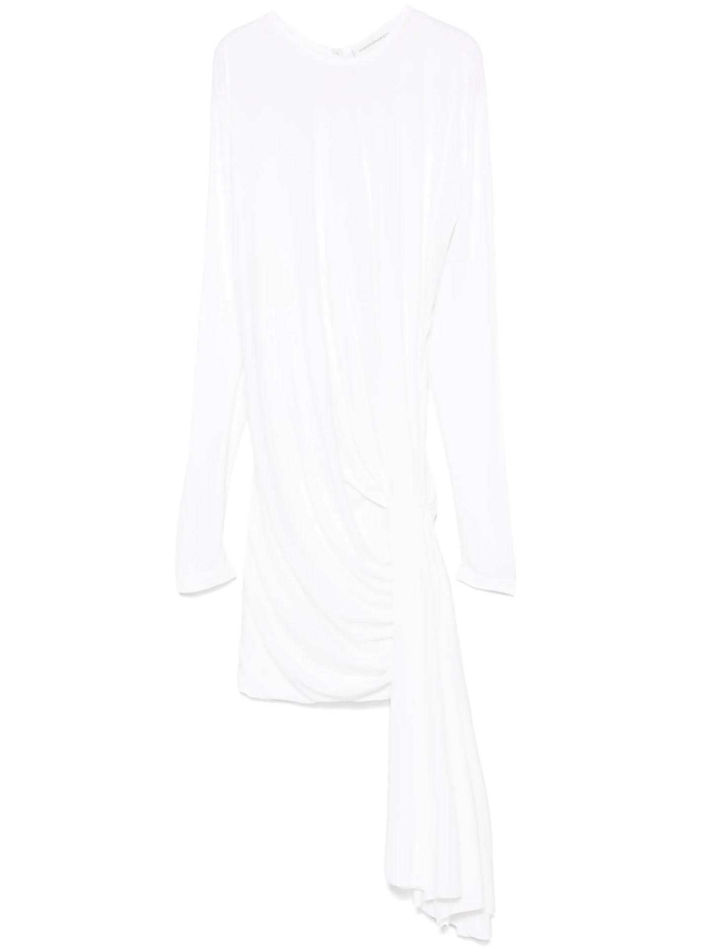 draped-detailing mini dres