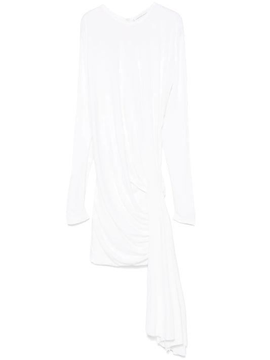 draped-detailing mini dres