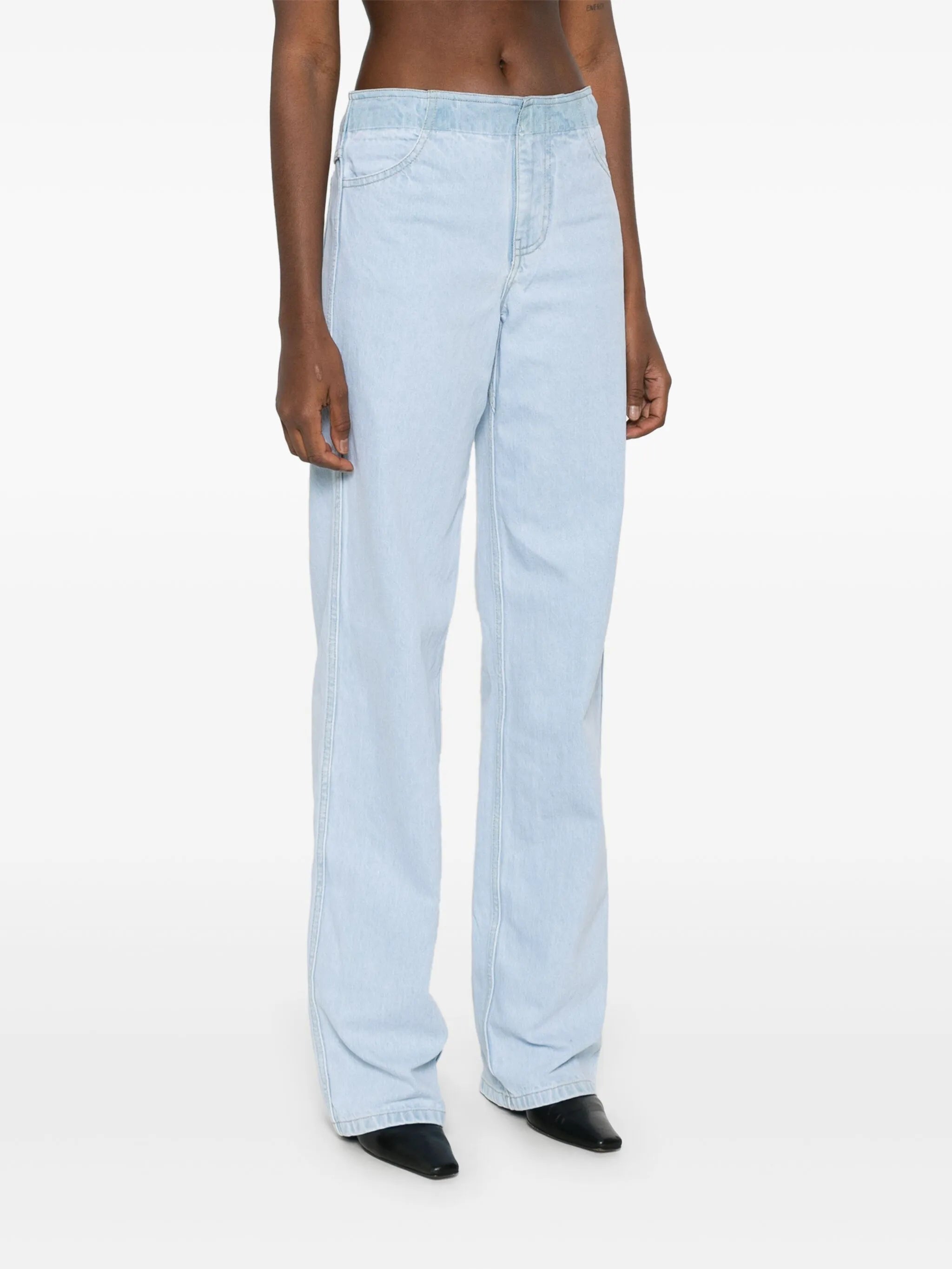 wide-leg jeans