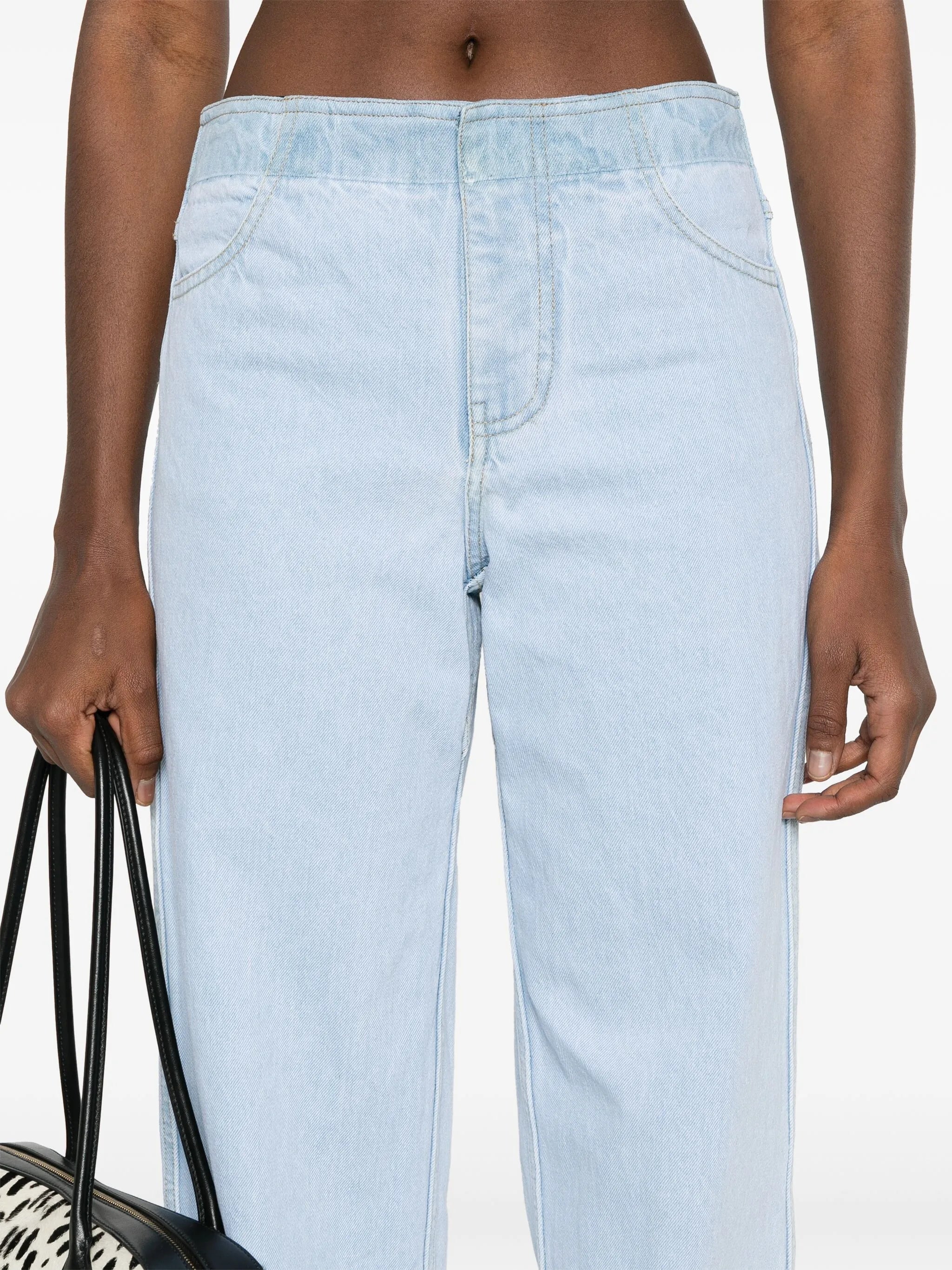 wide-leg jeans