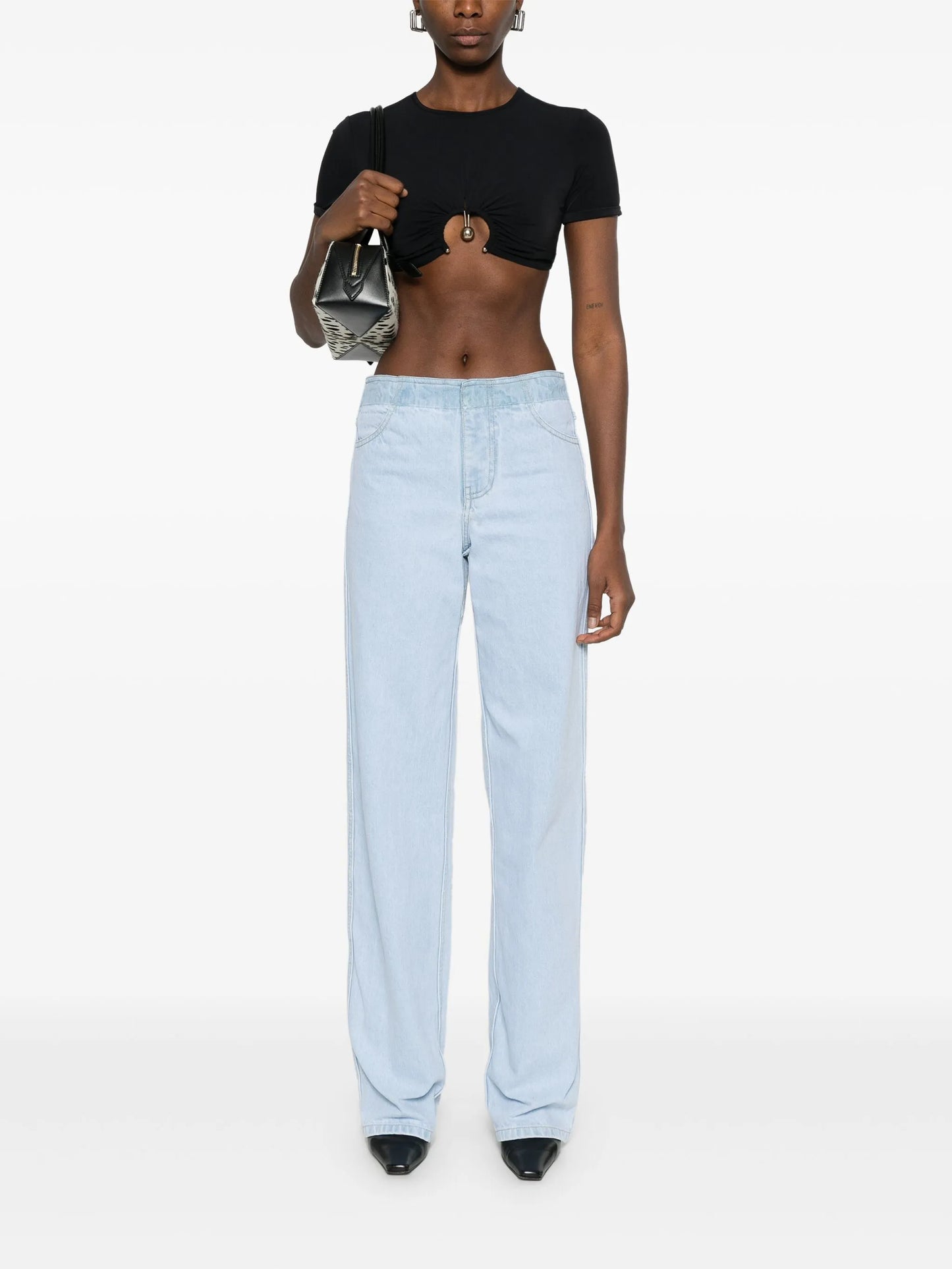 wide-leg jeans