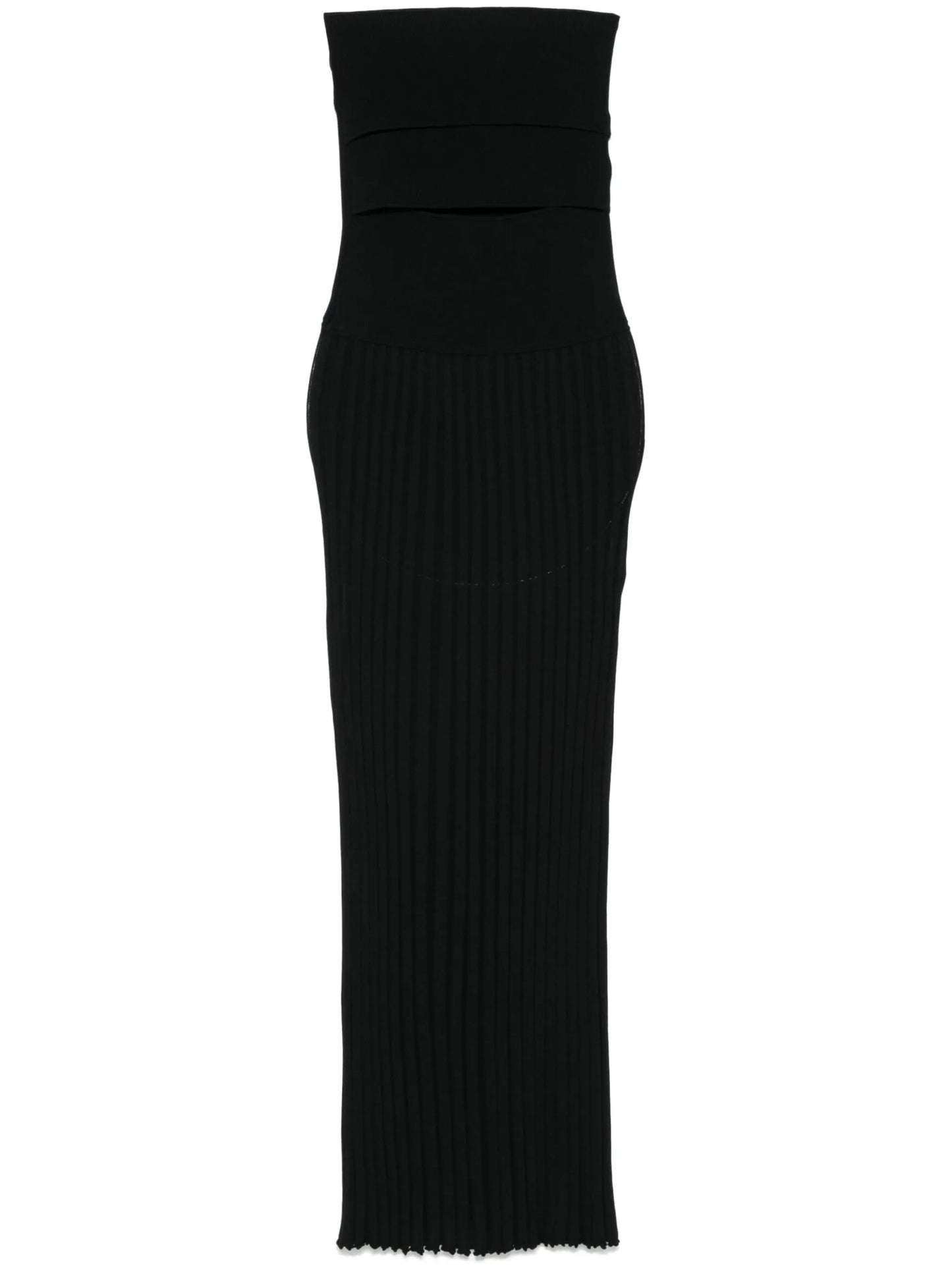 Slash maxi dress