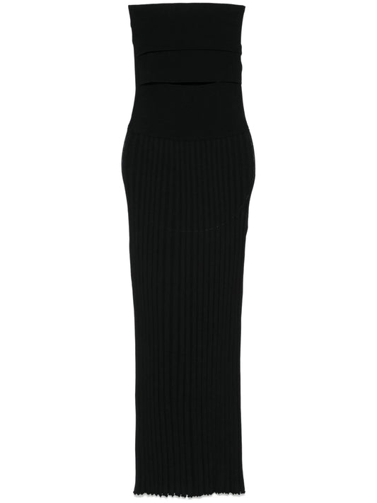 Slash maxi dress