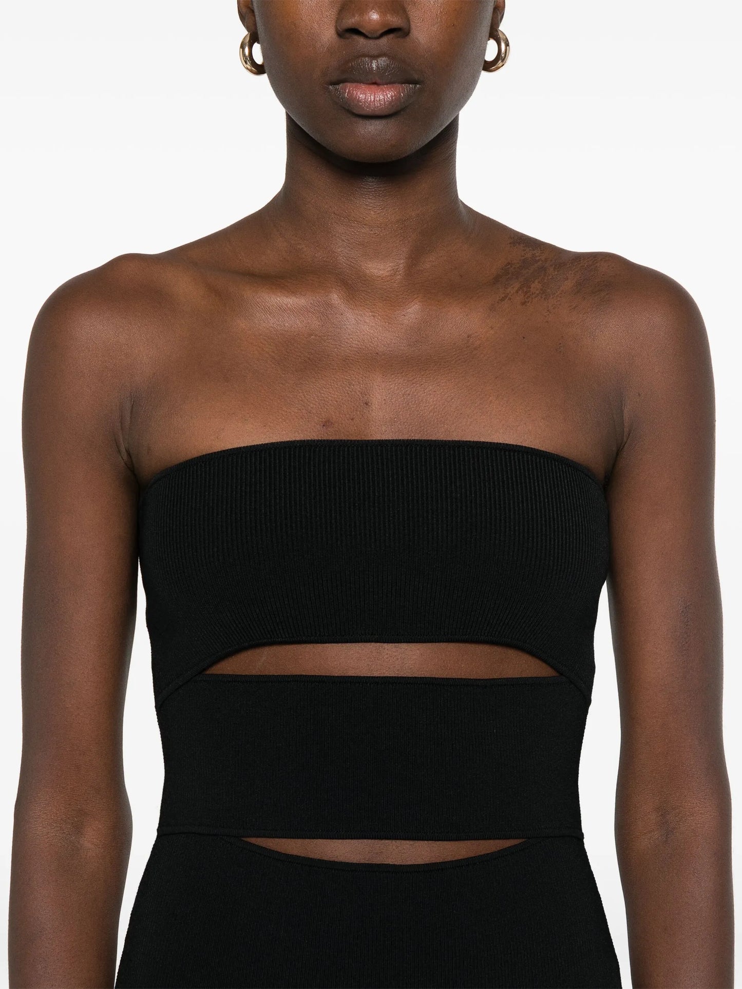 Slash maxi dress