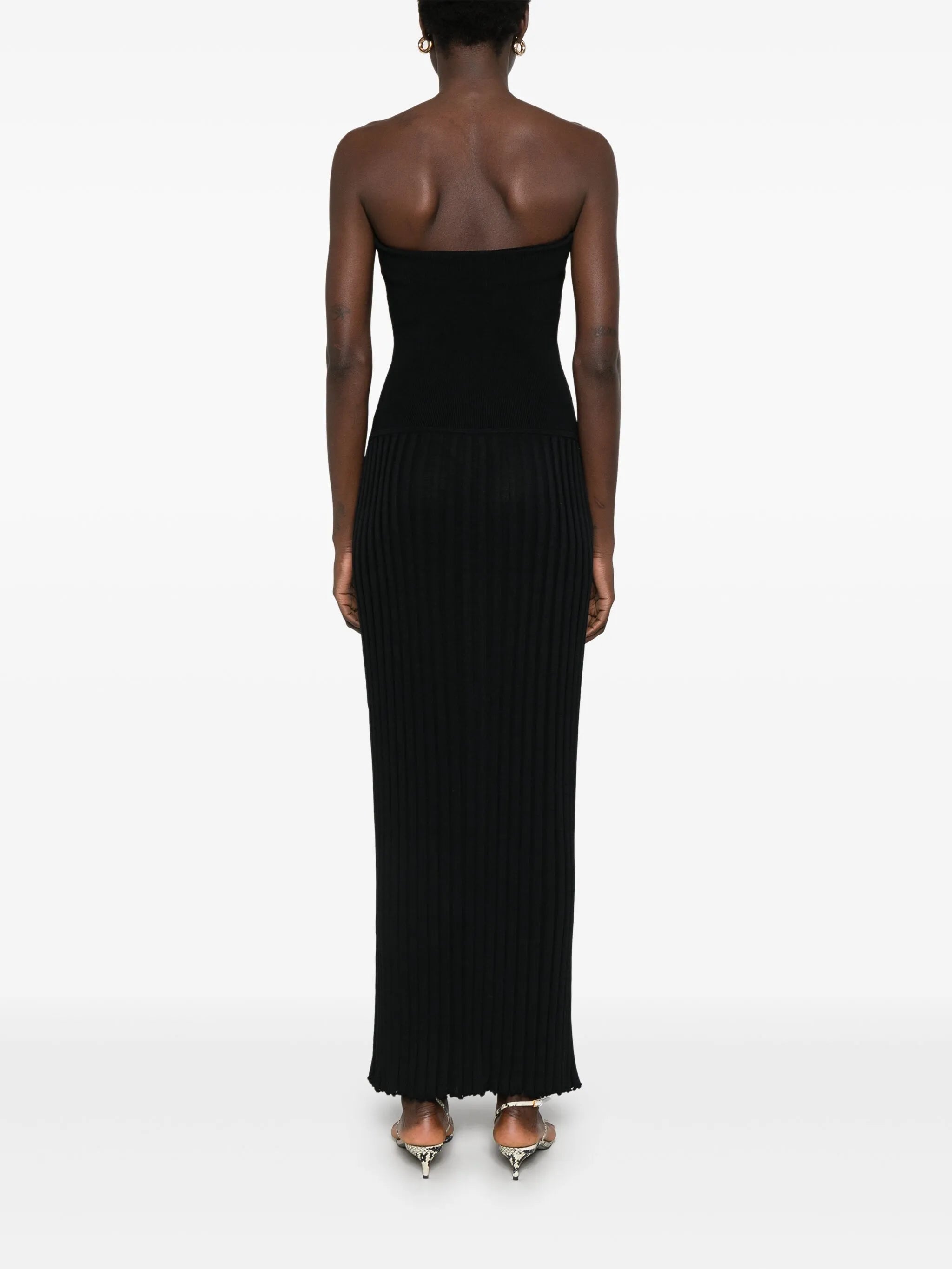 Slash maxi dress