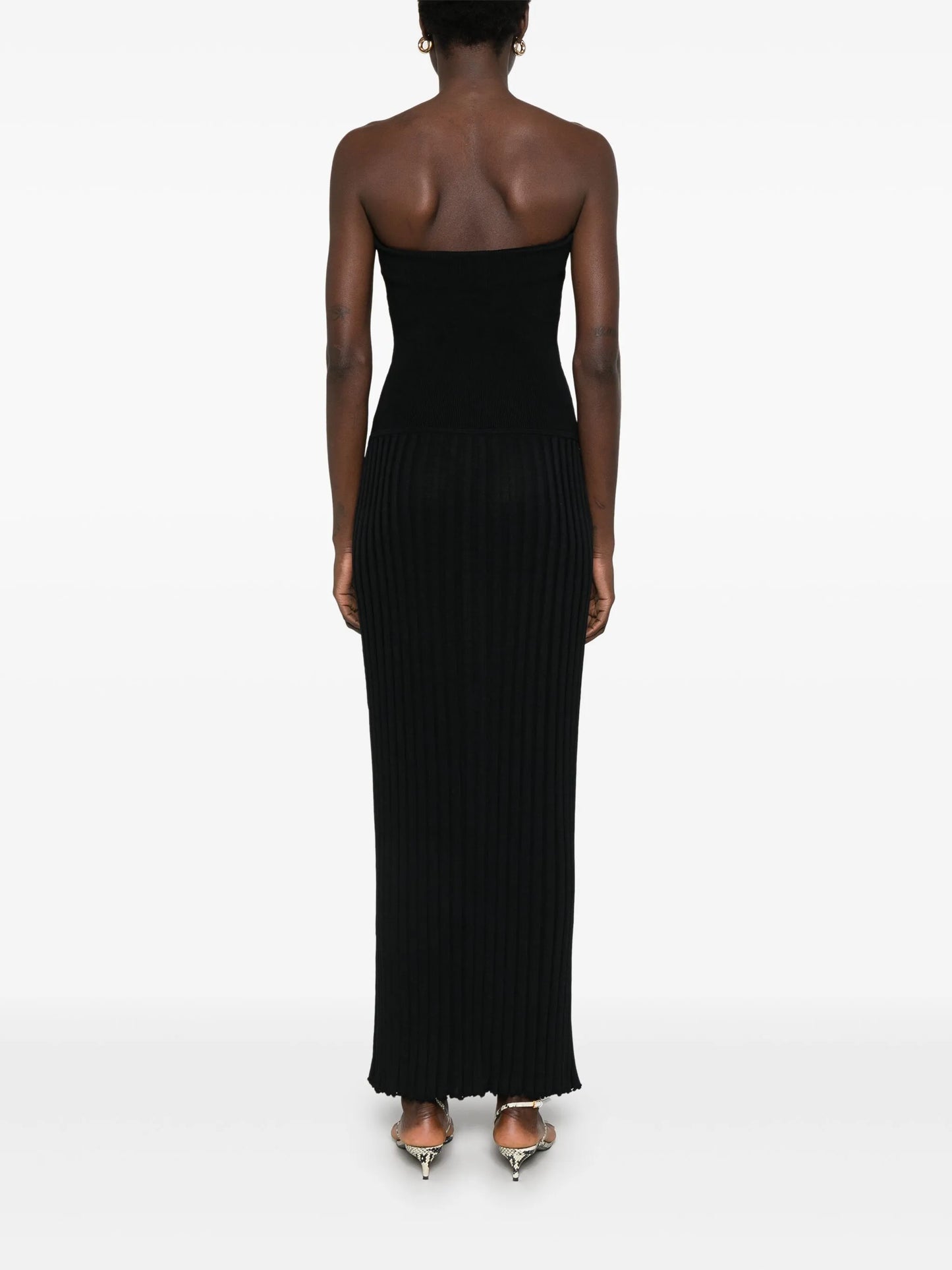Slash maxi dress