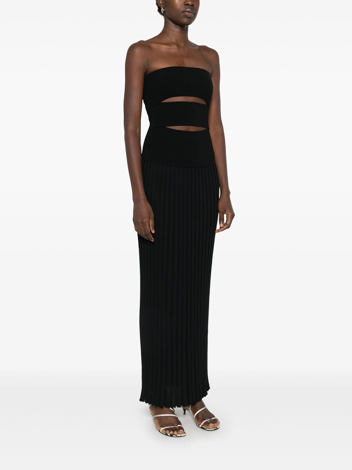 Slash maxi dress