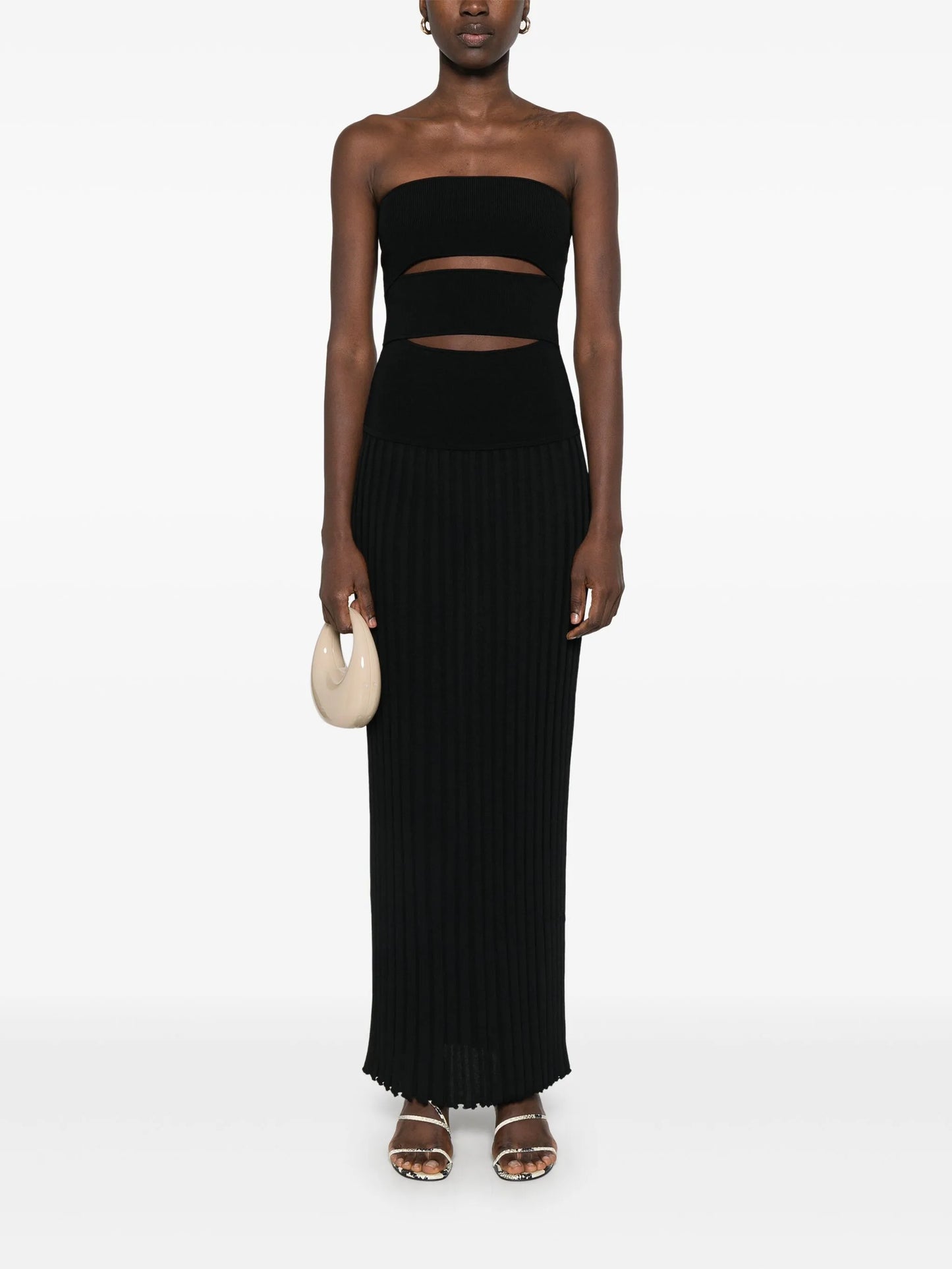 Slash maxi dress