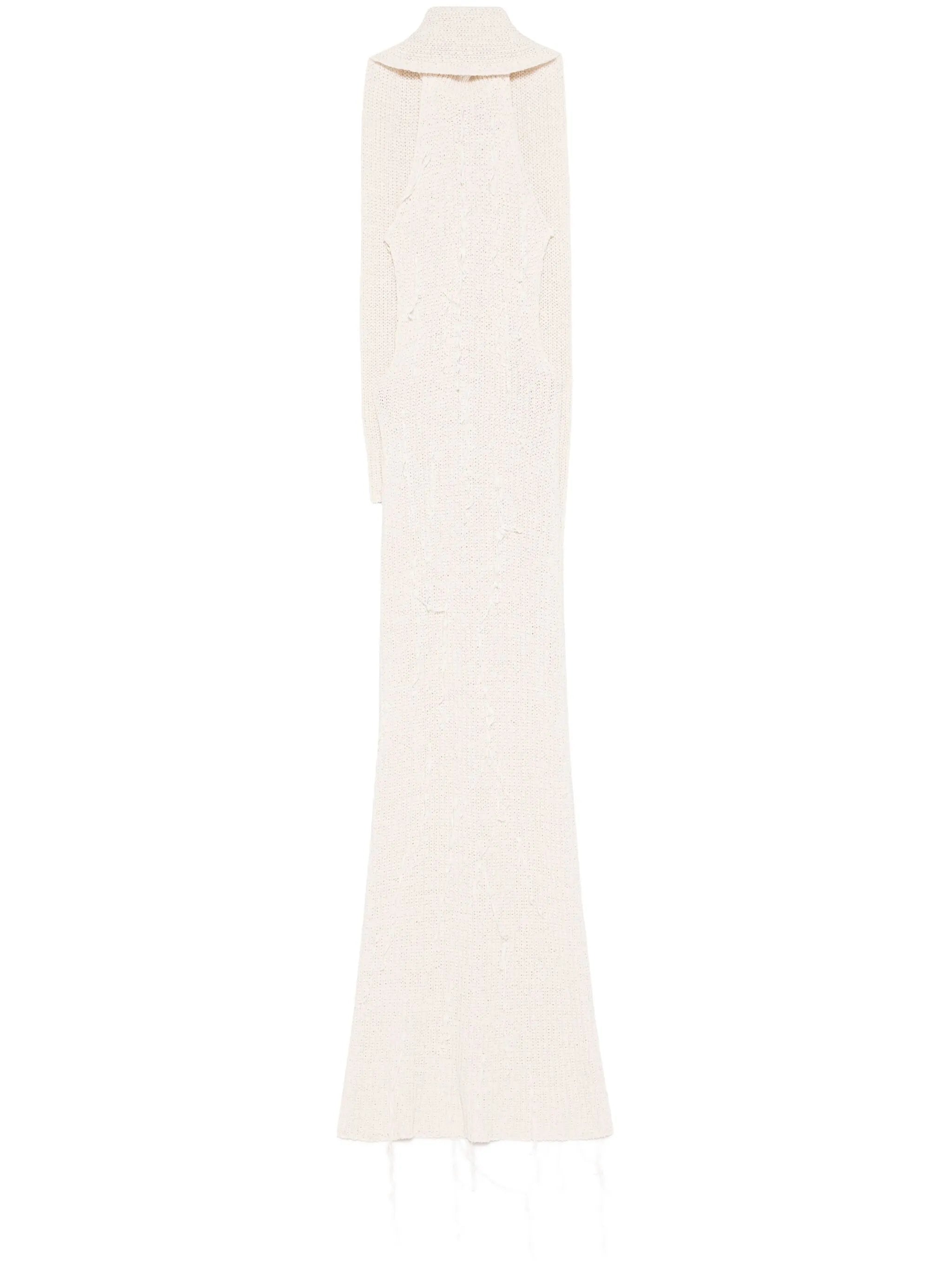 ribbed-knit maxi dress