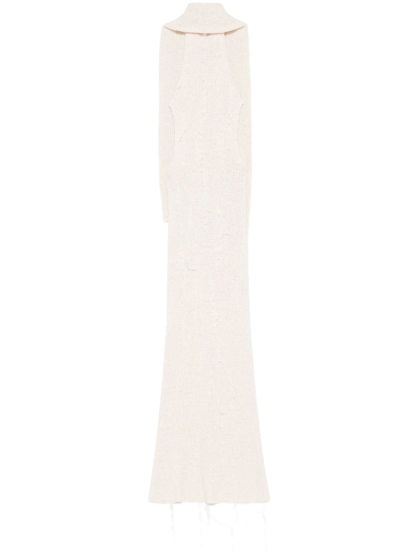 ribbed-knit maxi dress