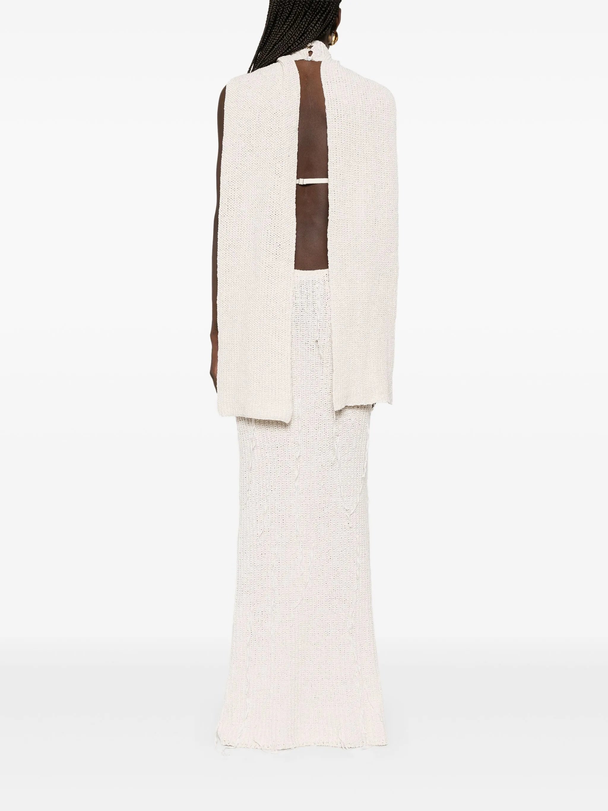 ribbed-knit maxi dress