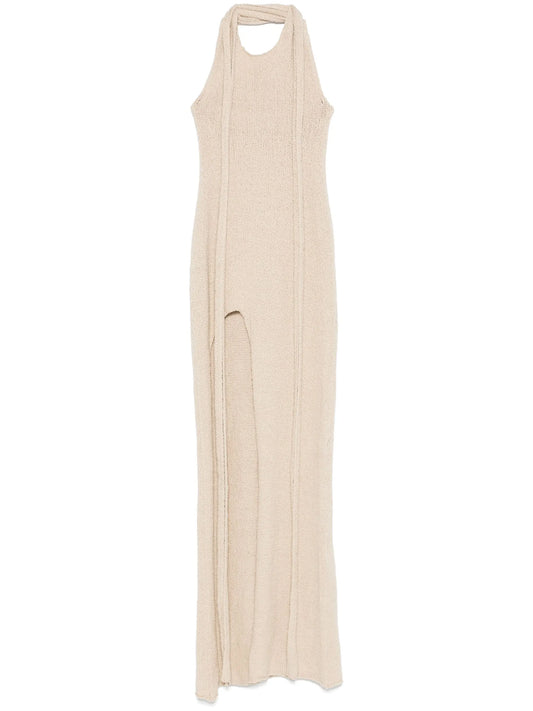 knitted midi dress