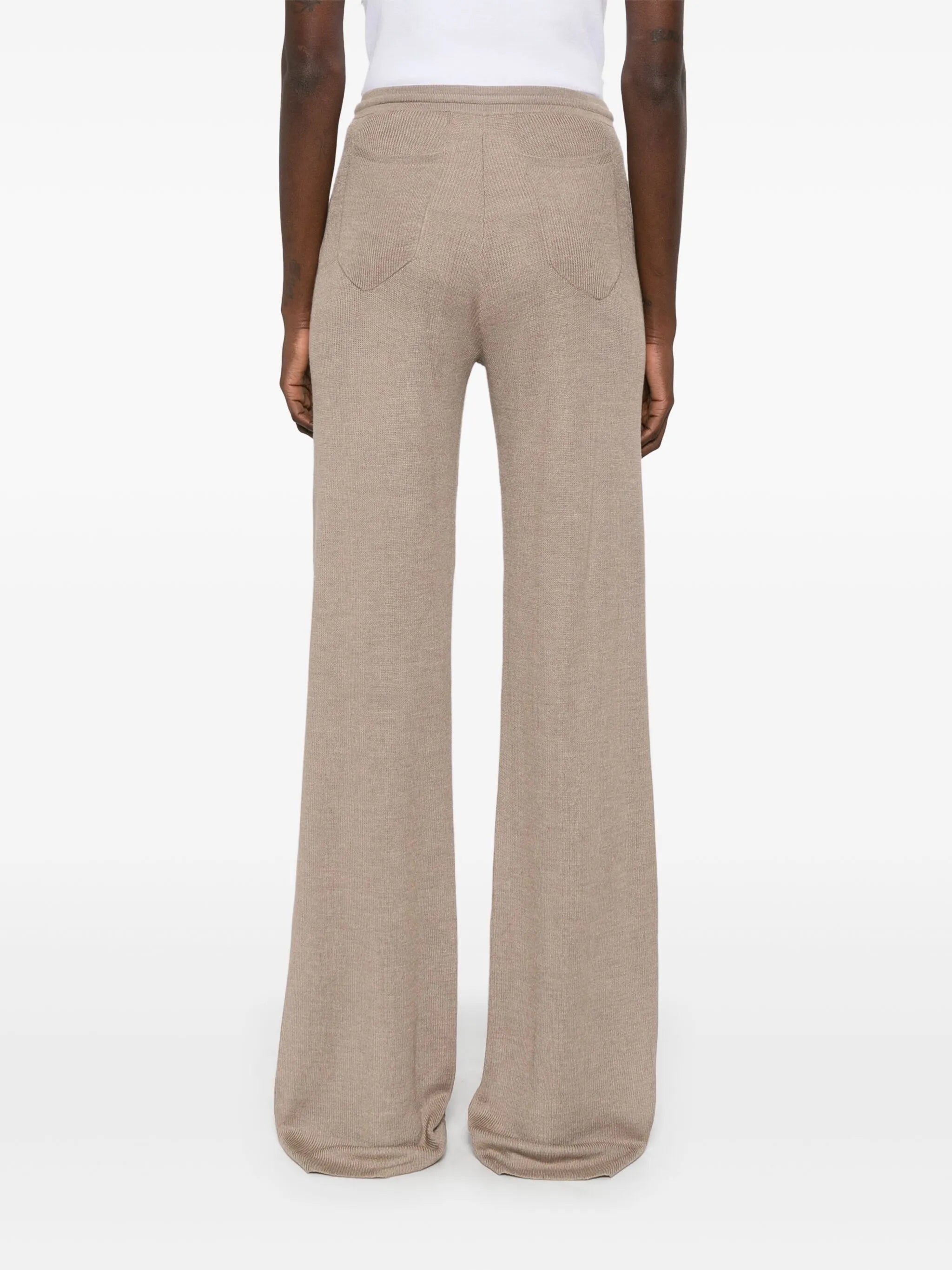 fine-knit trousers