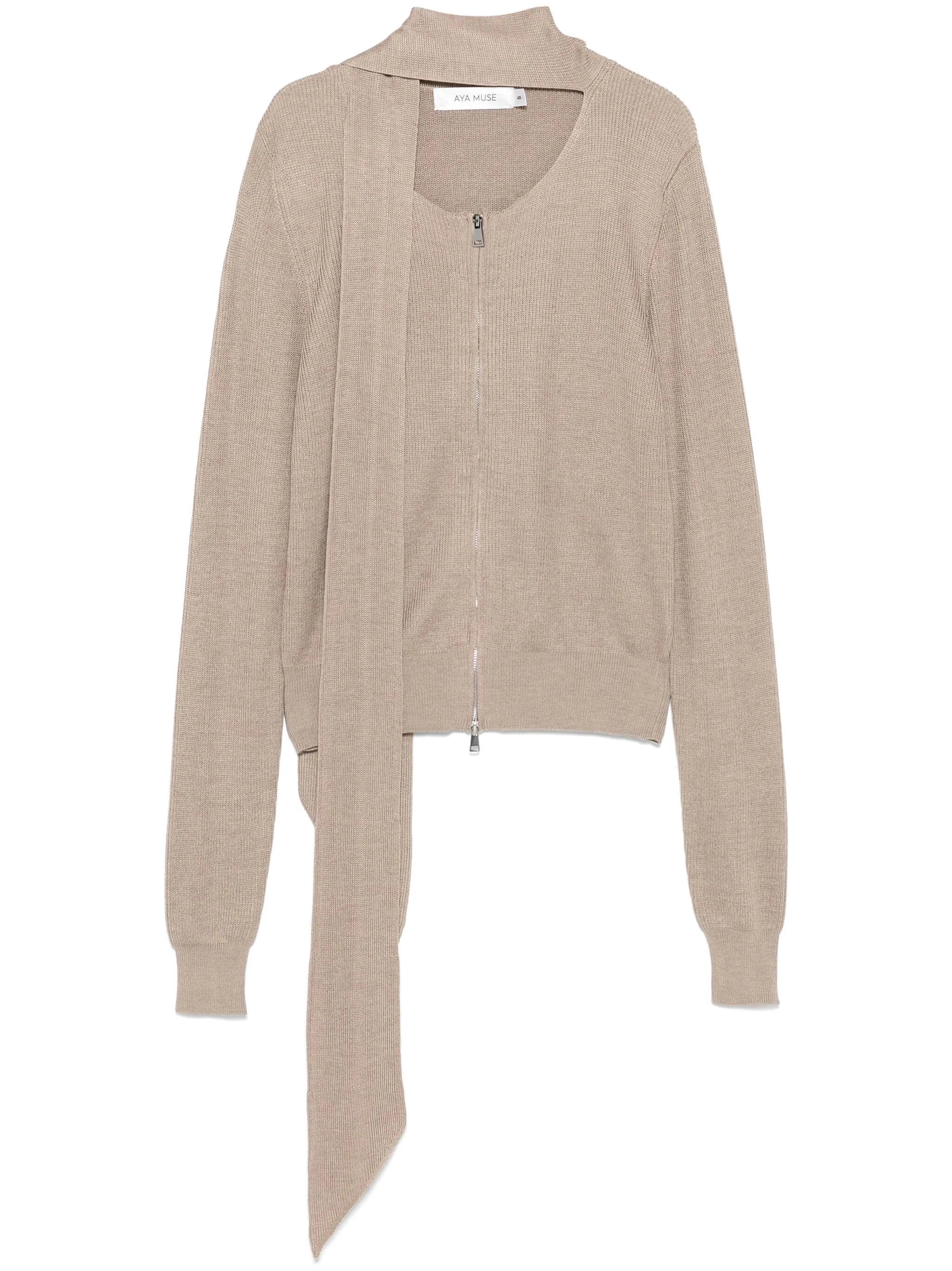 fine-knit cardigan