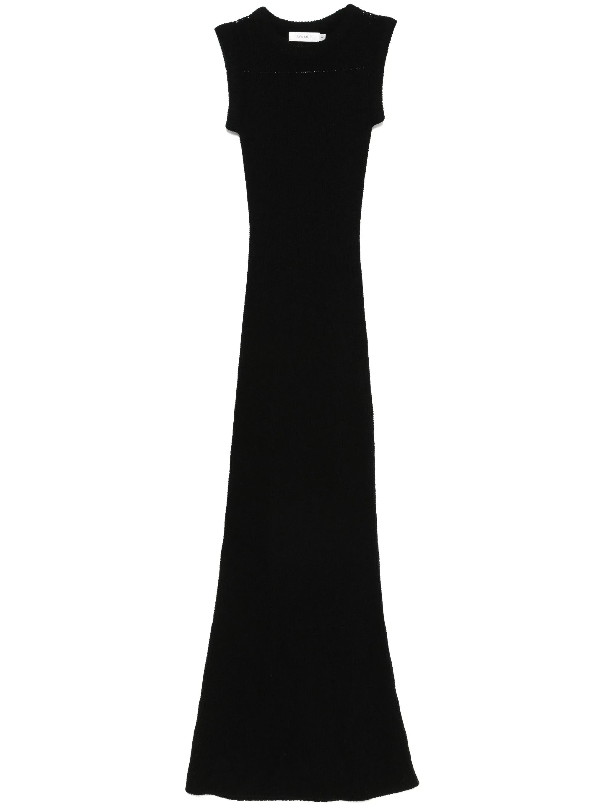 ribbed-knit maxi dress