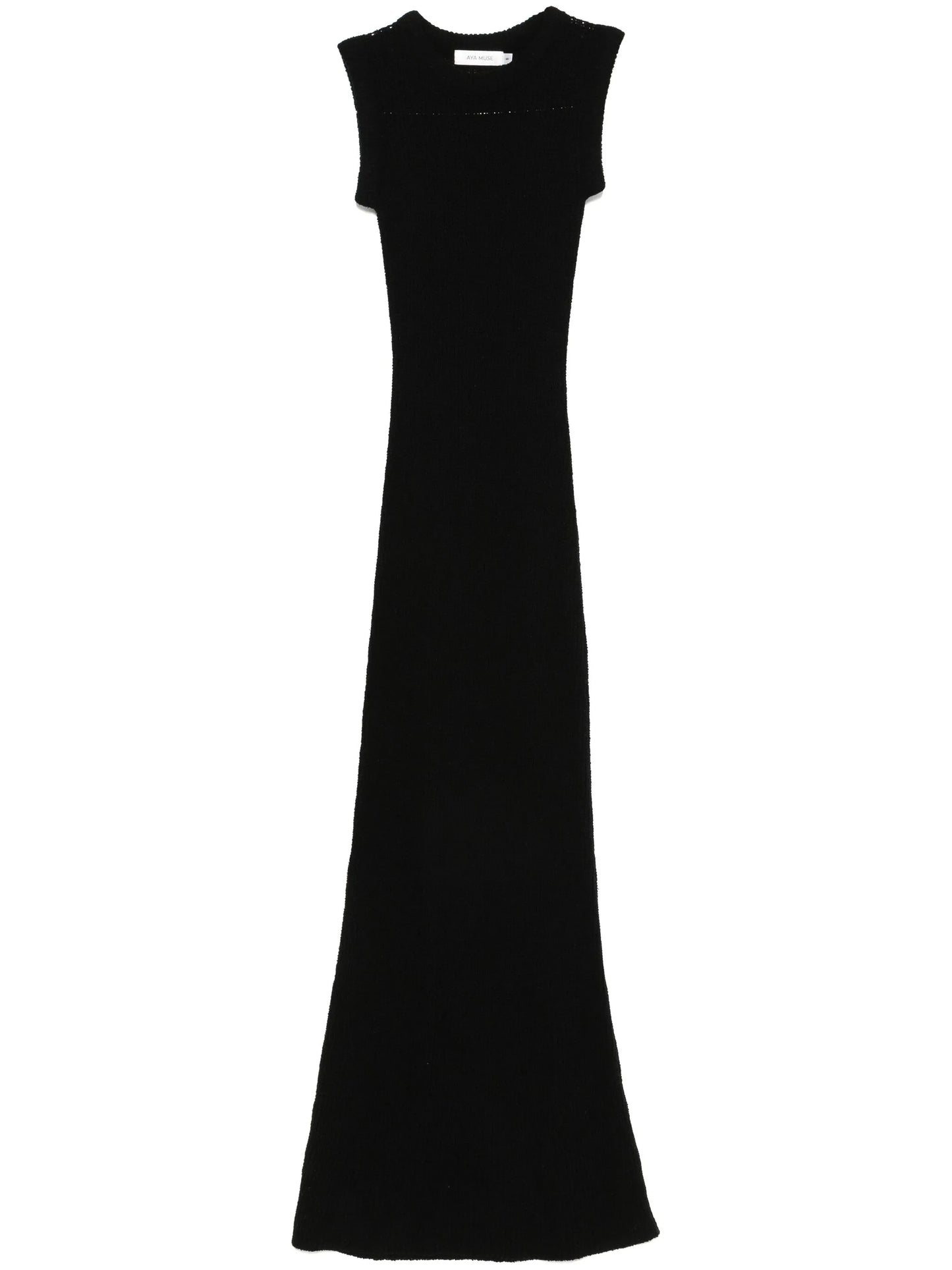 ribbed-knit maxi dress