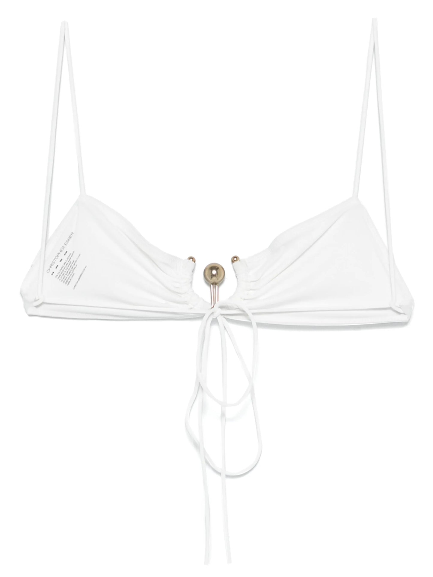Ruched Orbit bikini top