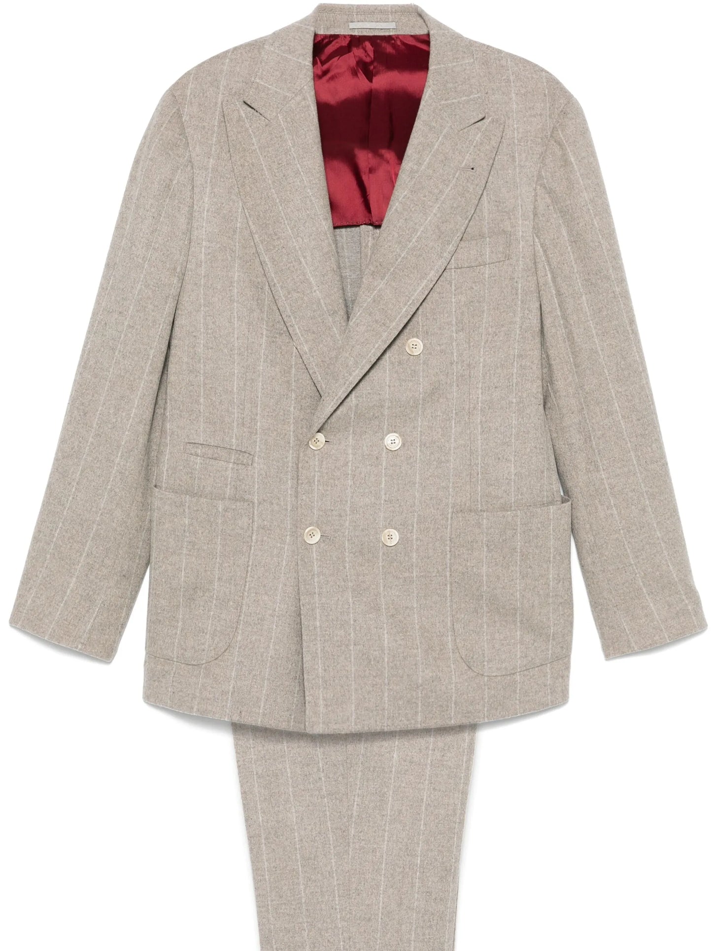 pinstriped suit