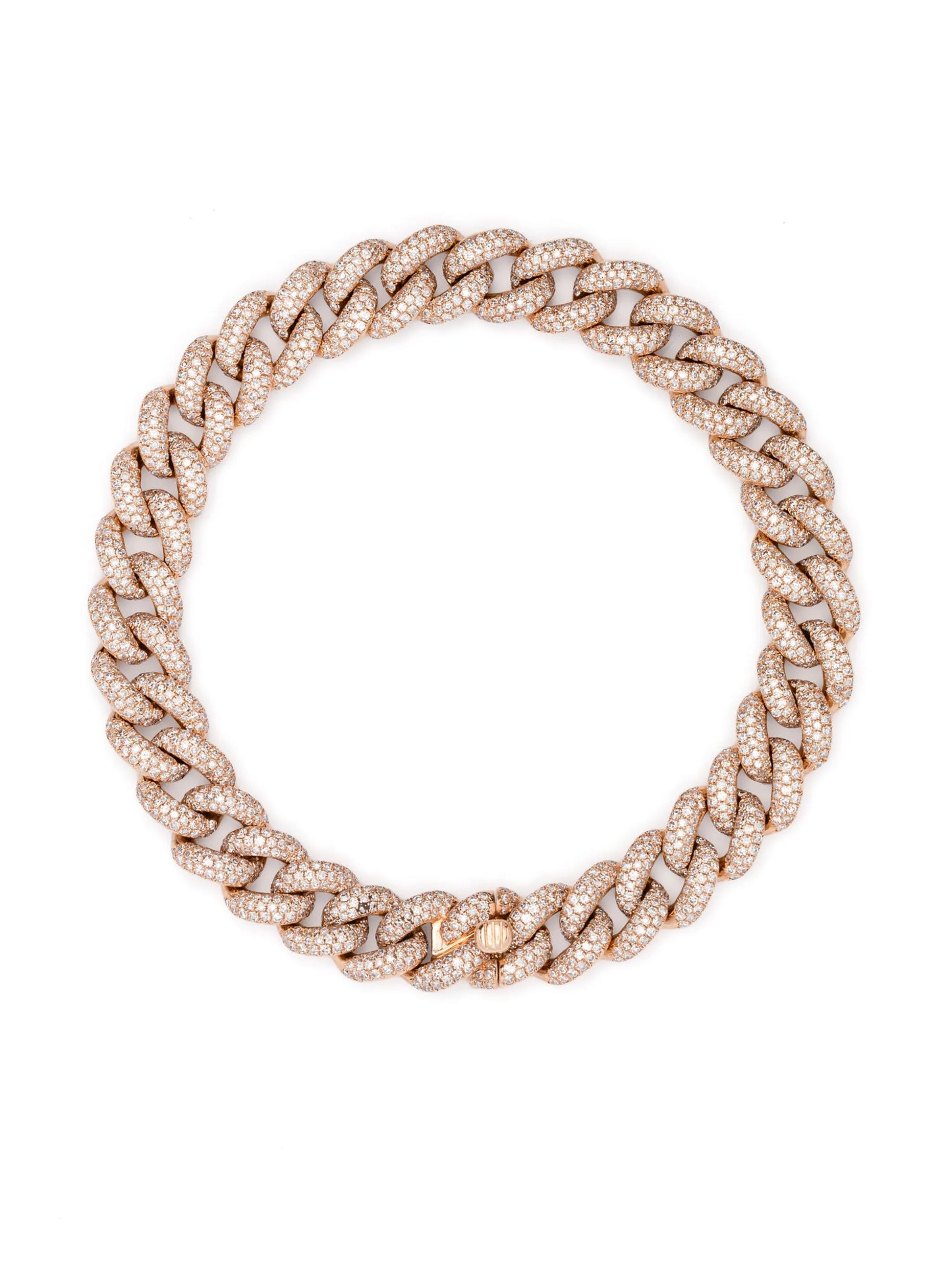 18K rose gold essential diamond bracelet