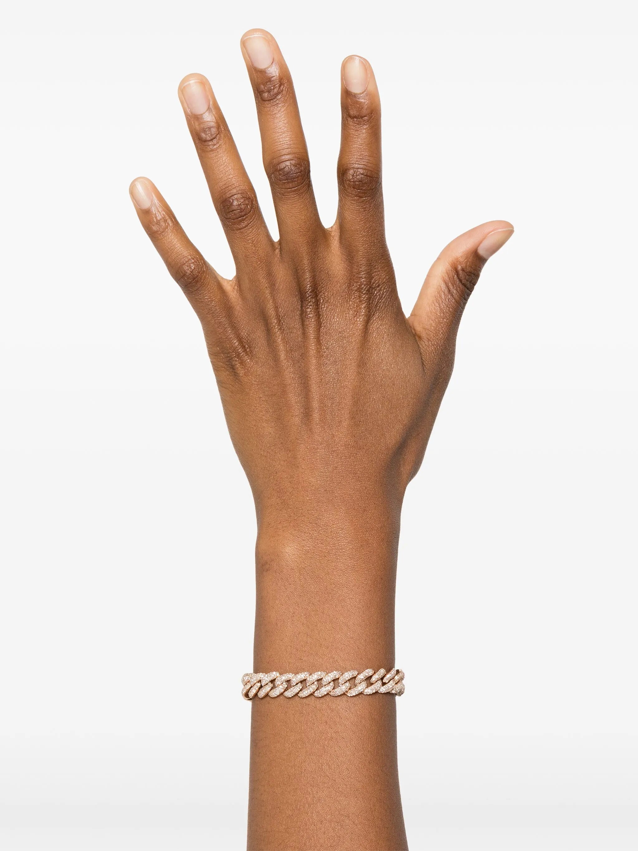 18K rose gold essential diamond bracelet