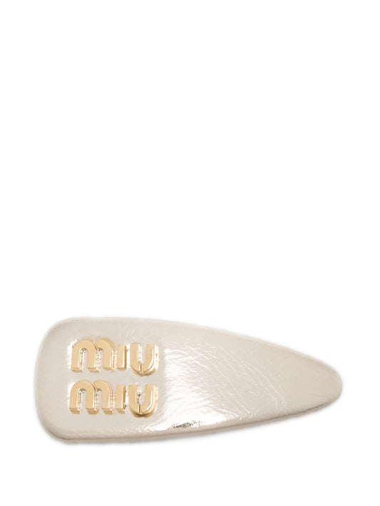 patent leather hair clip