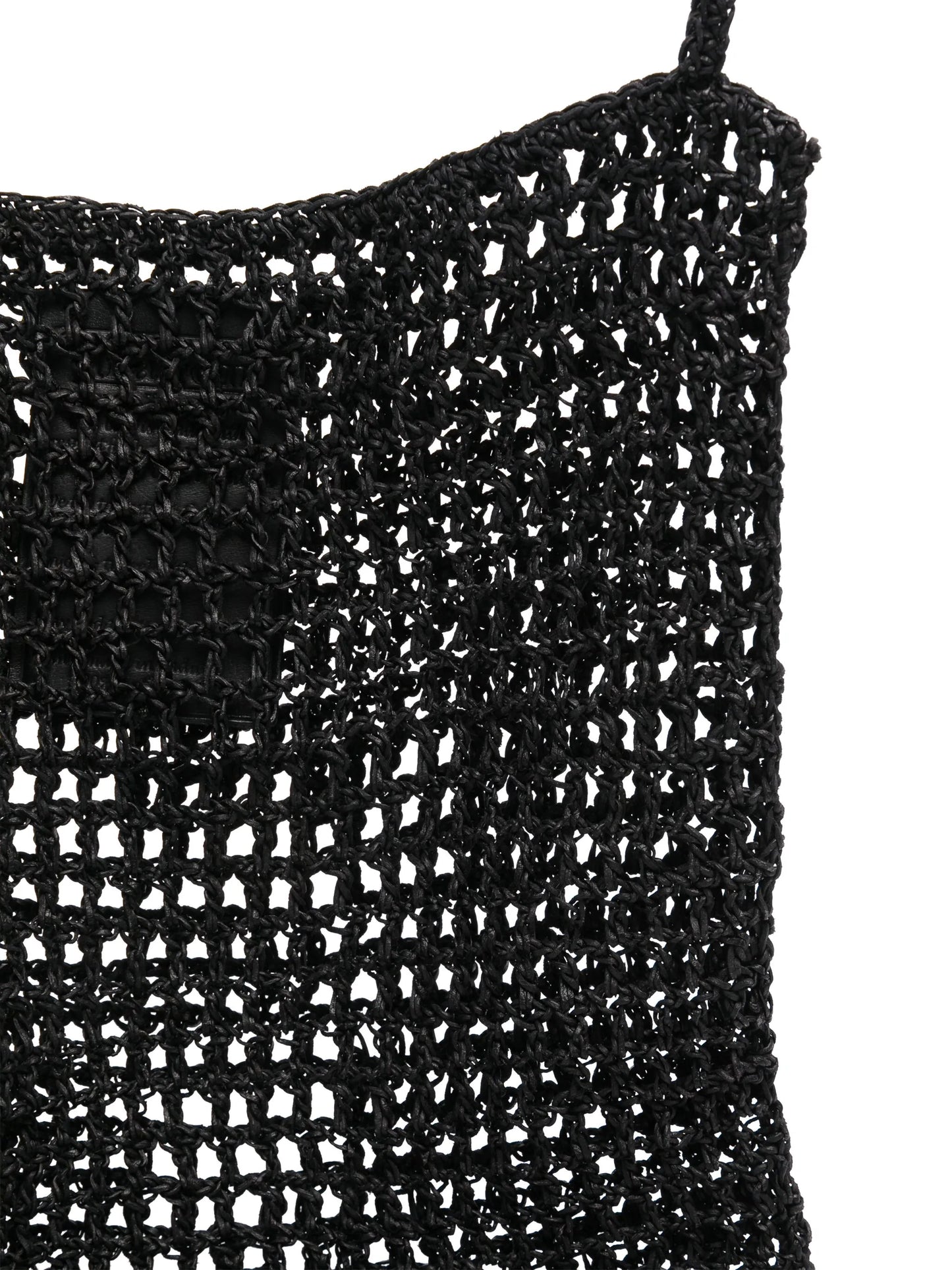 knitted shoulder bag