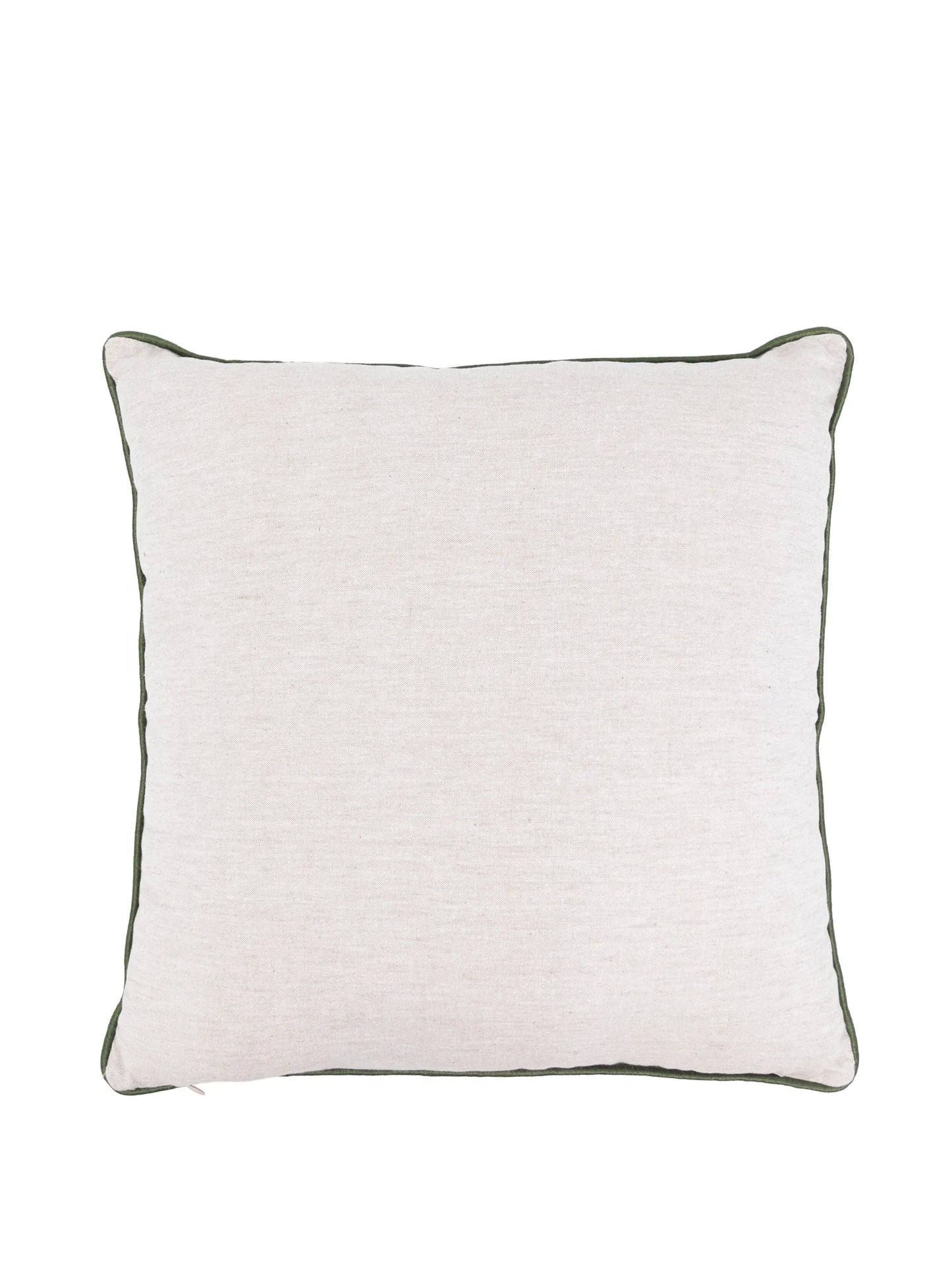 garden-embroidered cushion (50cm x 50cm)