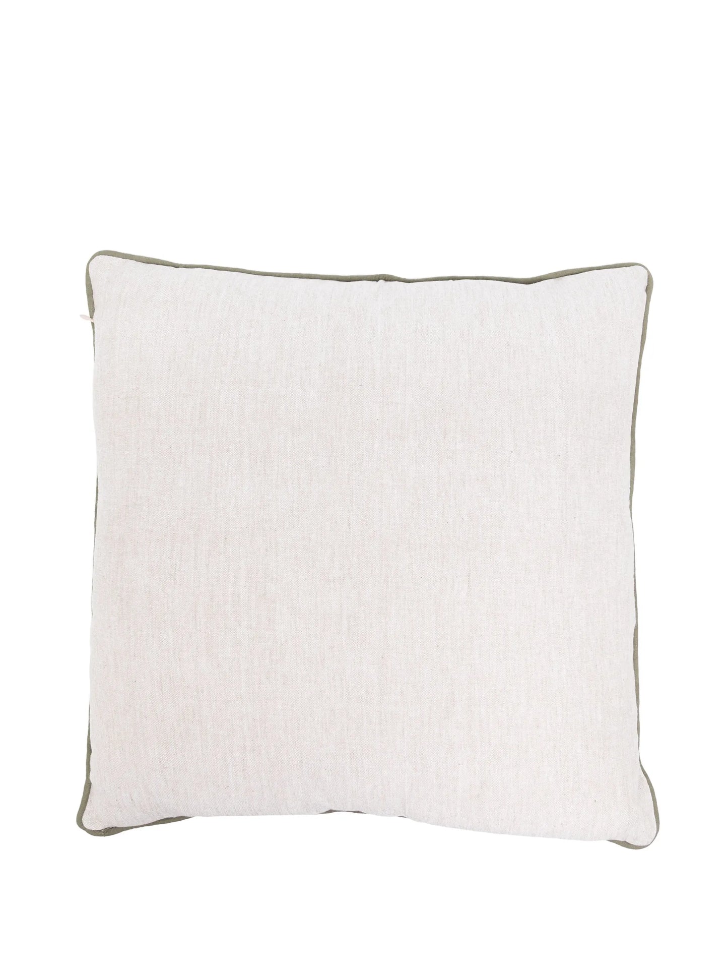 garden-embroidered cushion (50cm x 50cm)