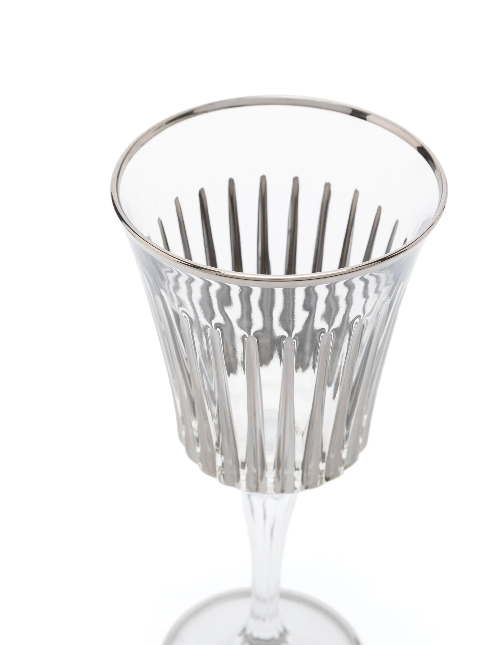 Platinum wine glasses set (set of four)