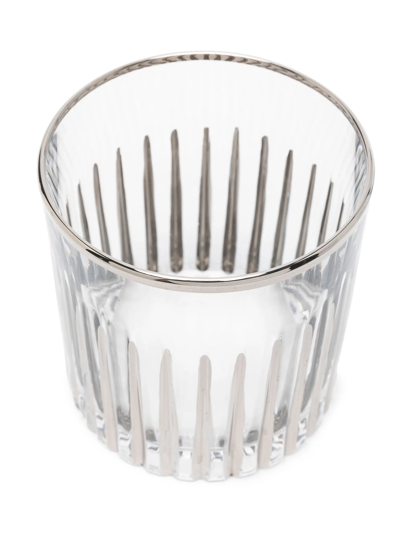 Platinum glass tumblers set (set of four)