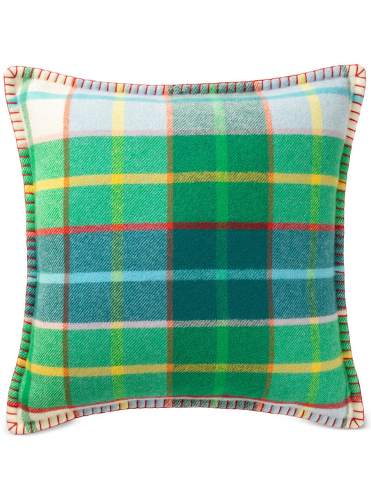 double-face wool cushion