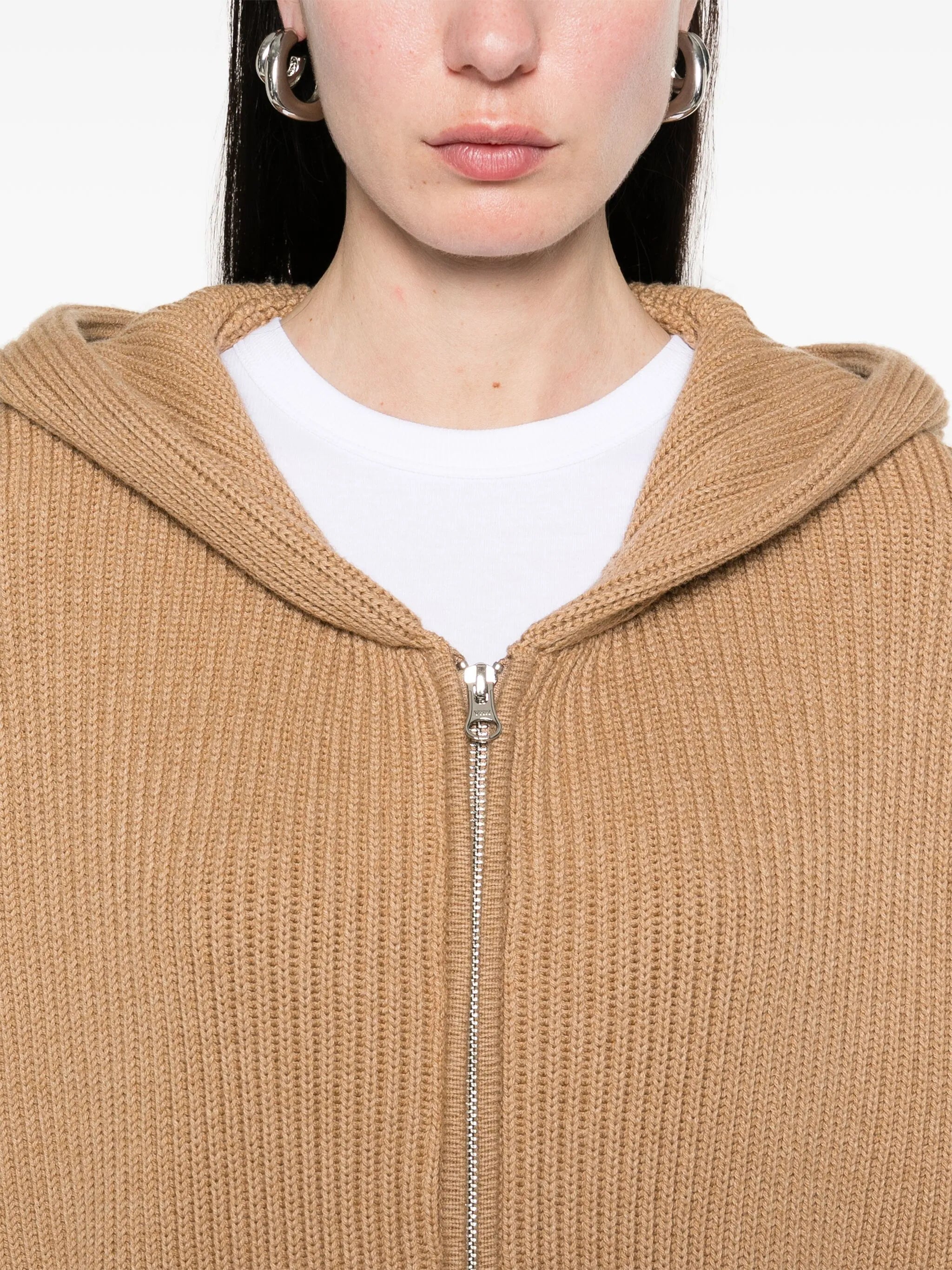 ribbed hoodie