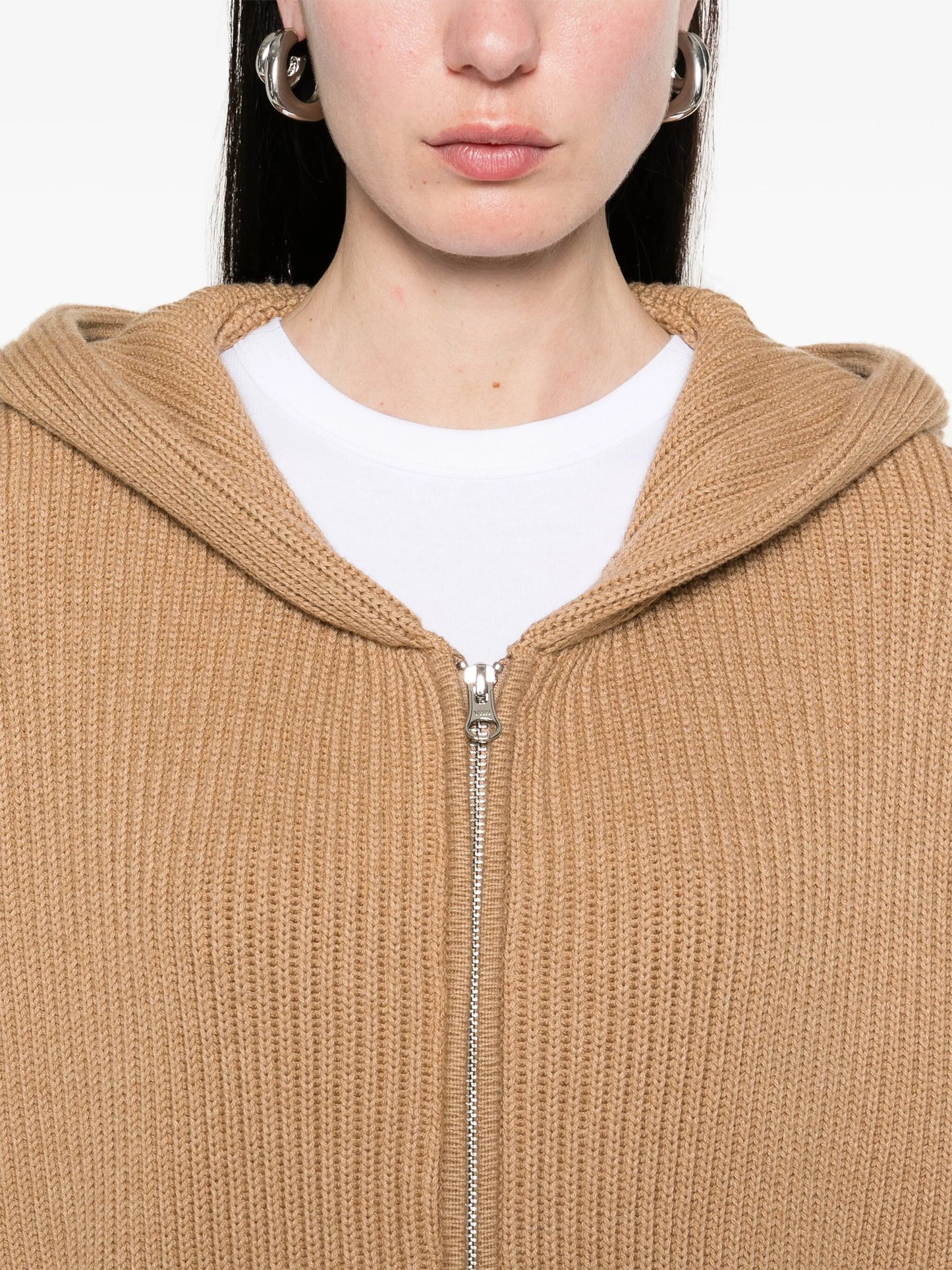 ribbed hoodie