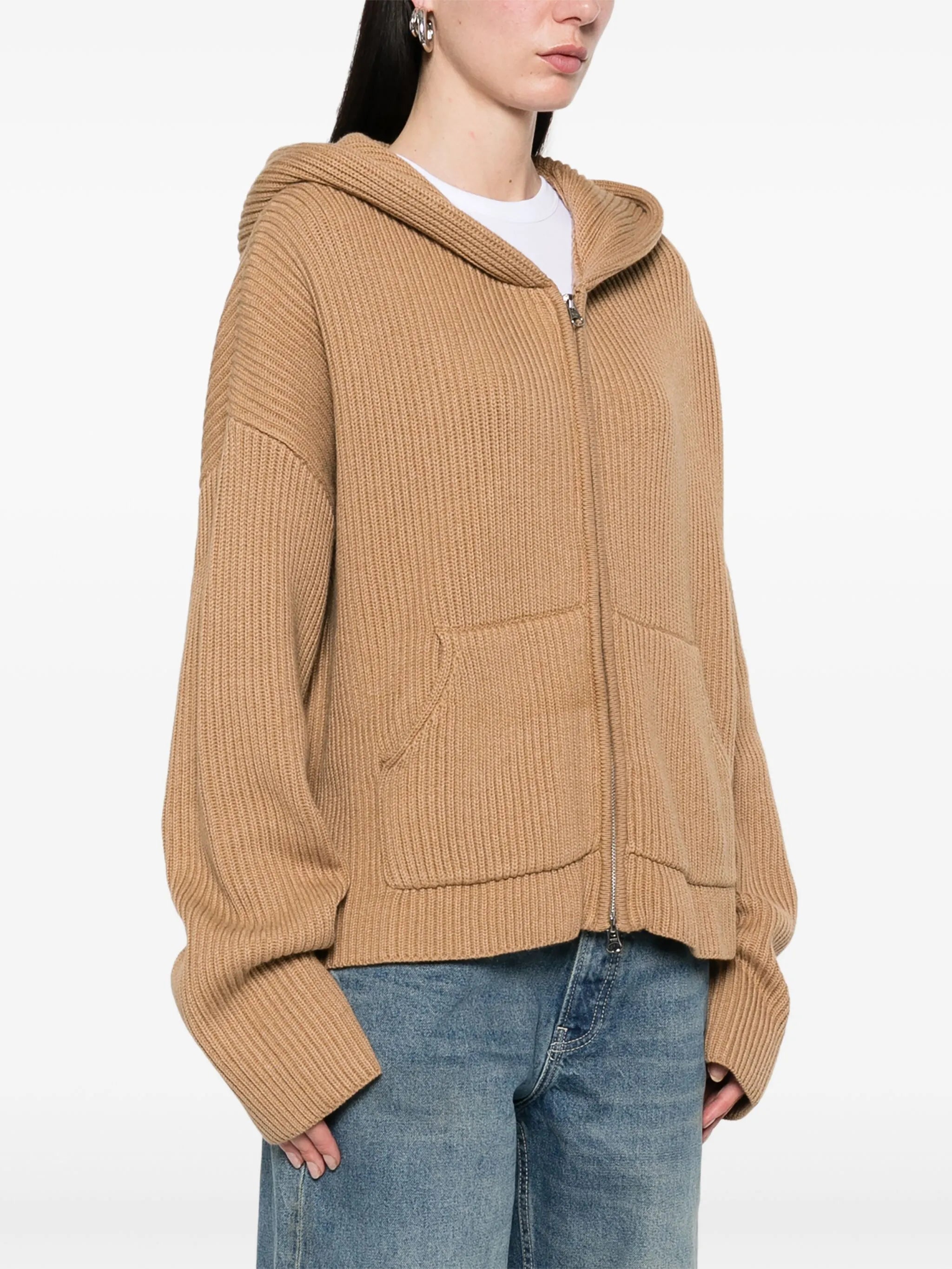 ribbed hoodie