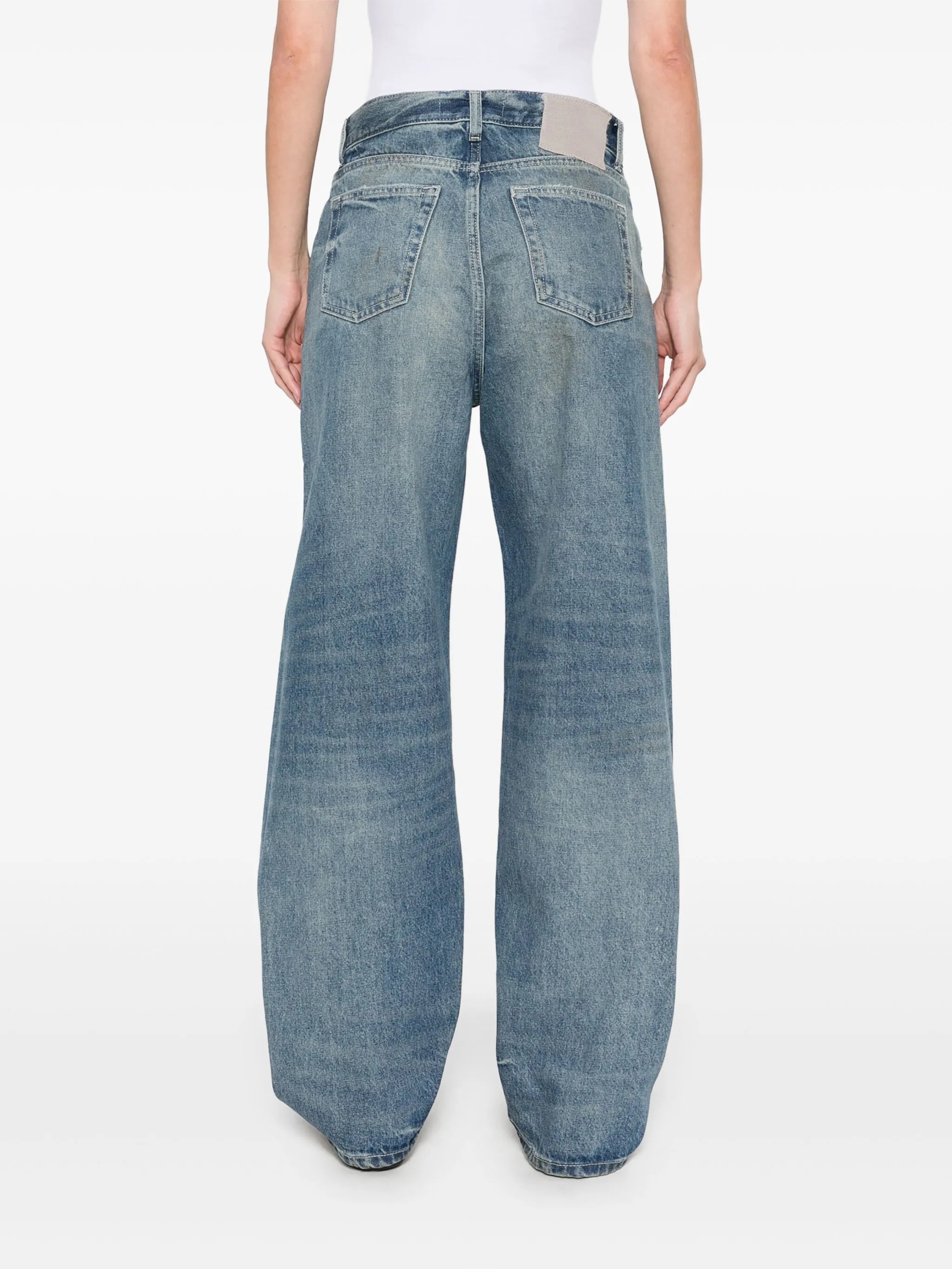 wide-leg jeans