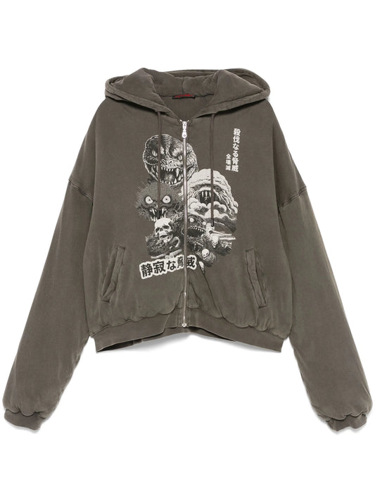 padded hoodie