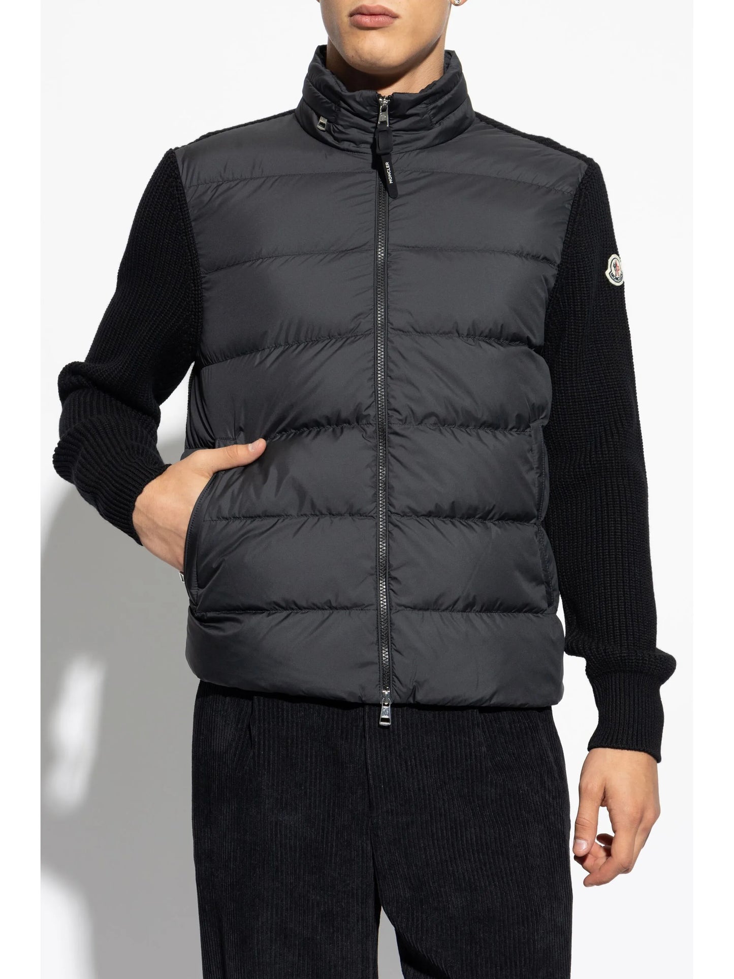 padded zip-up jacket