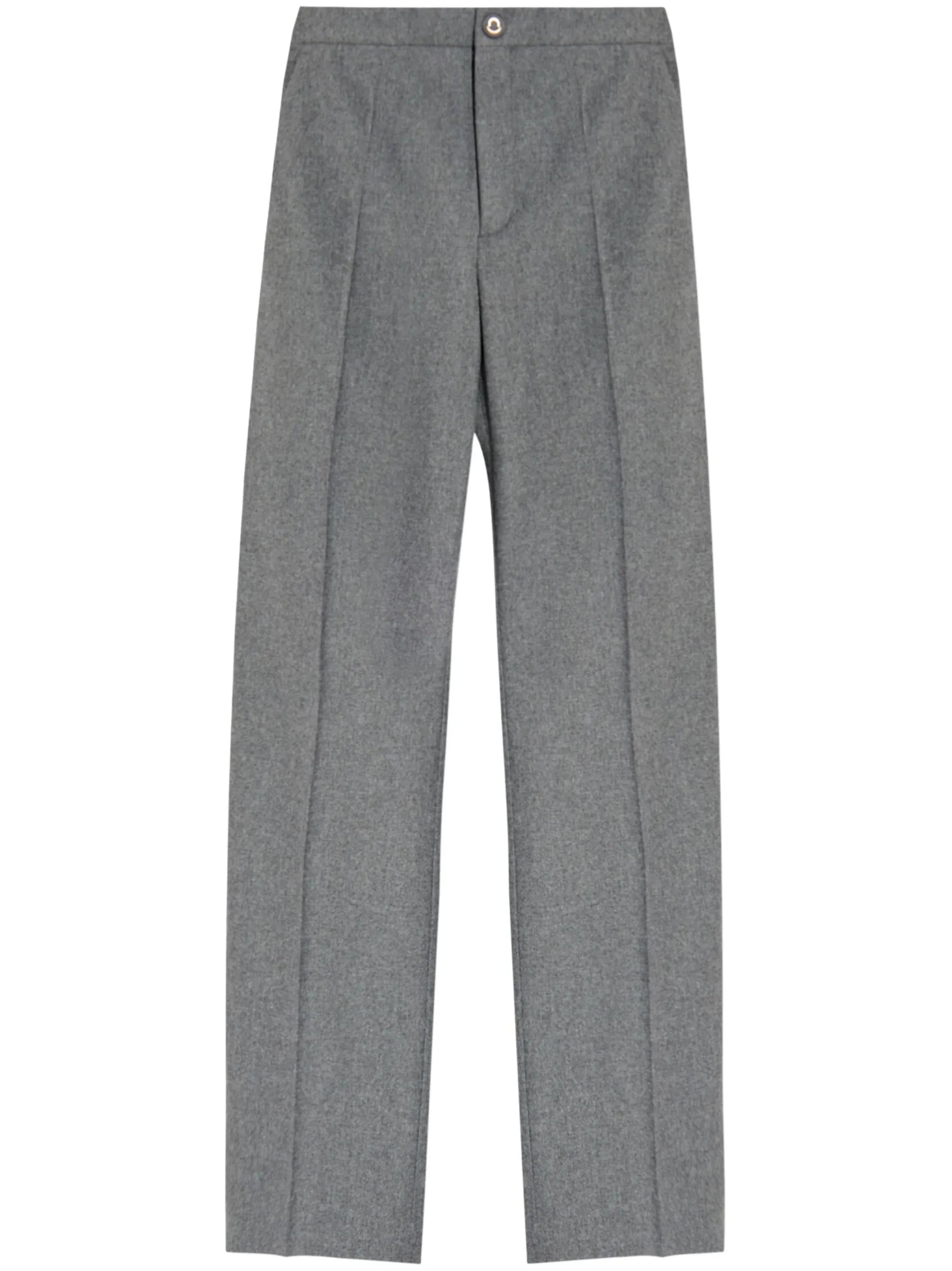 pressed-crease trousers