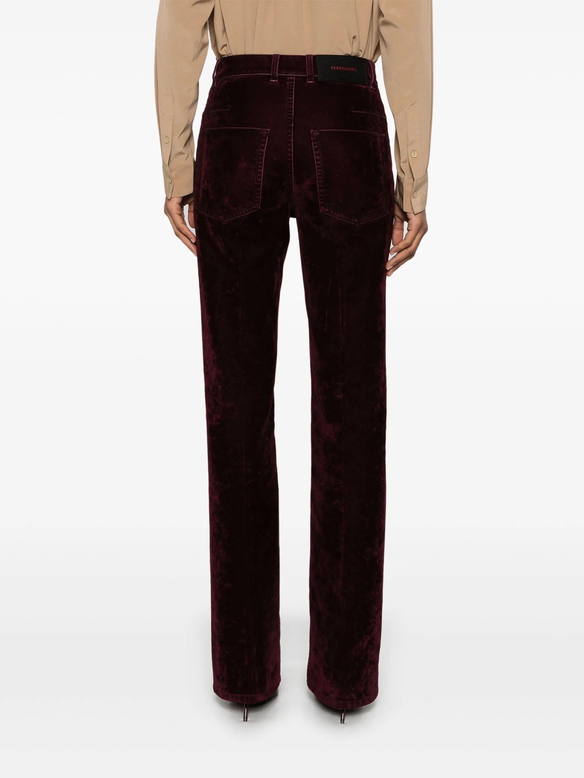 velvet trousers