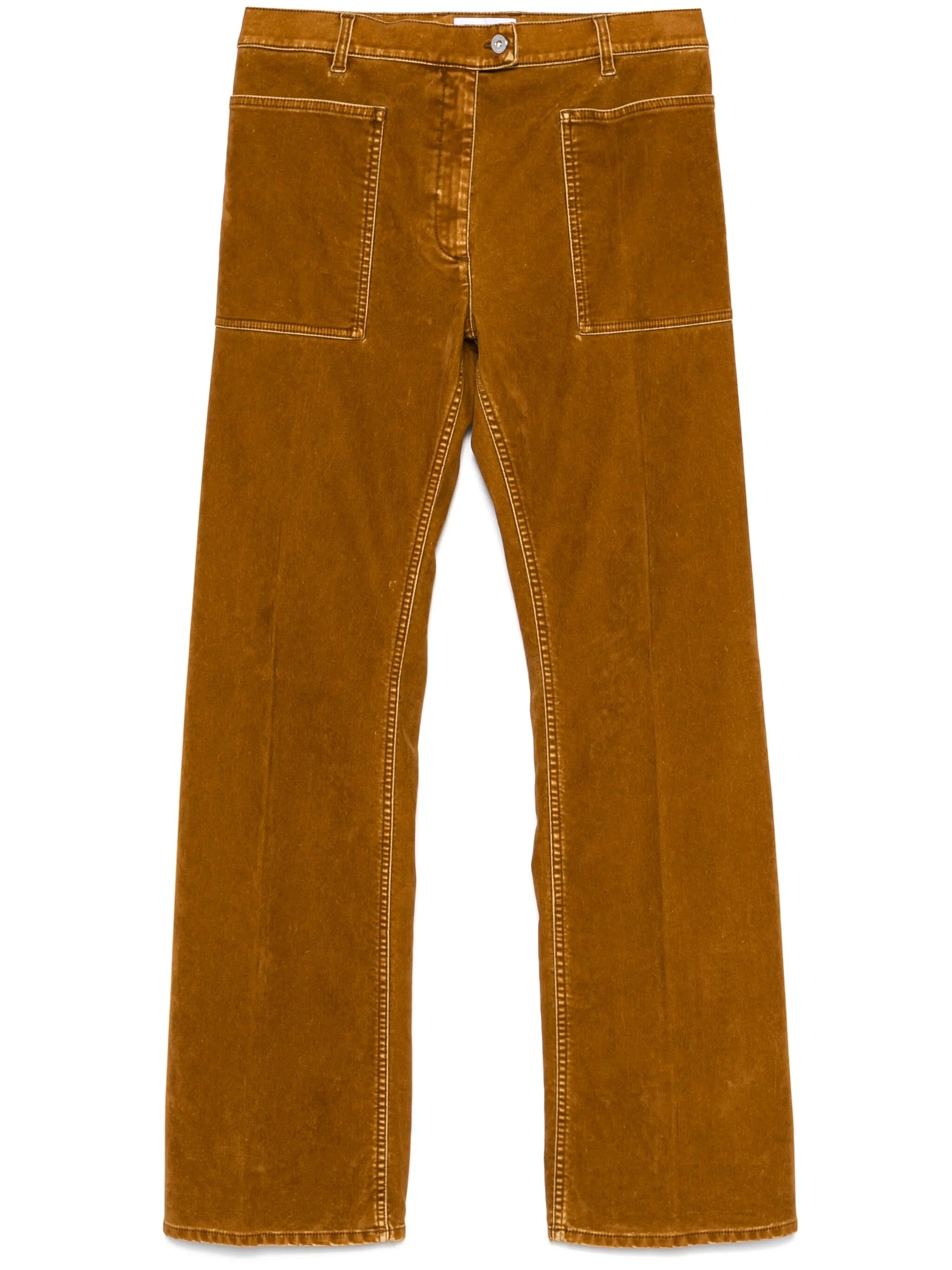 velvet trousers
