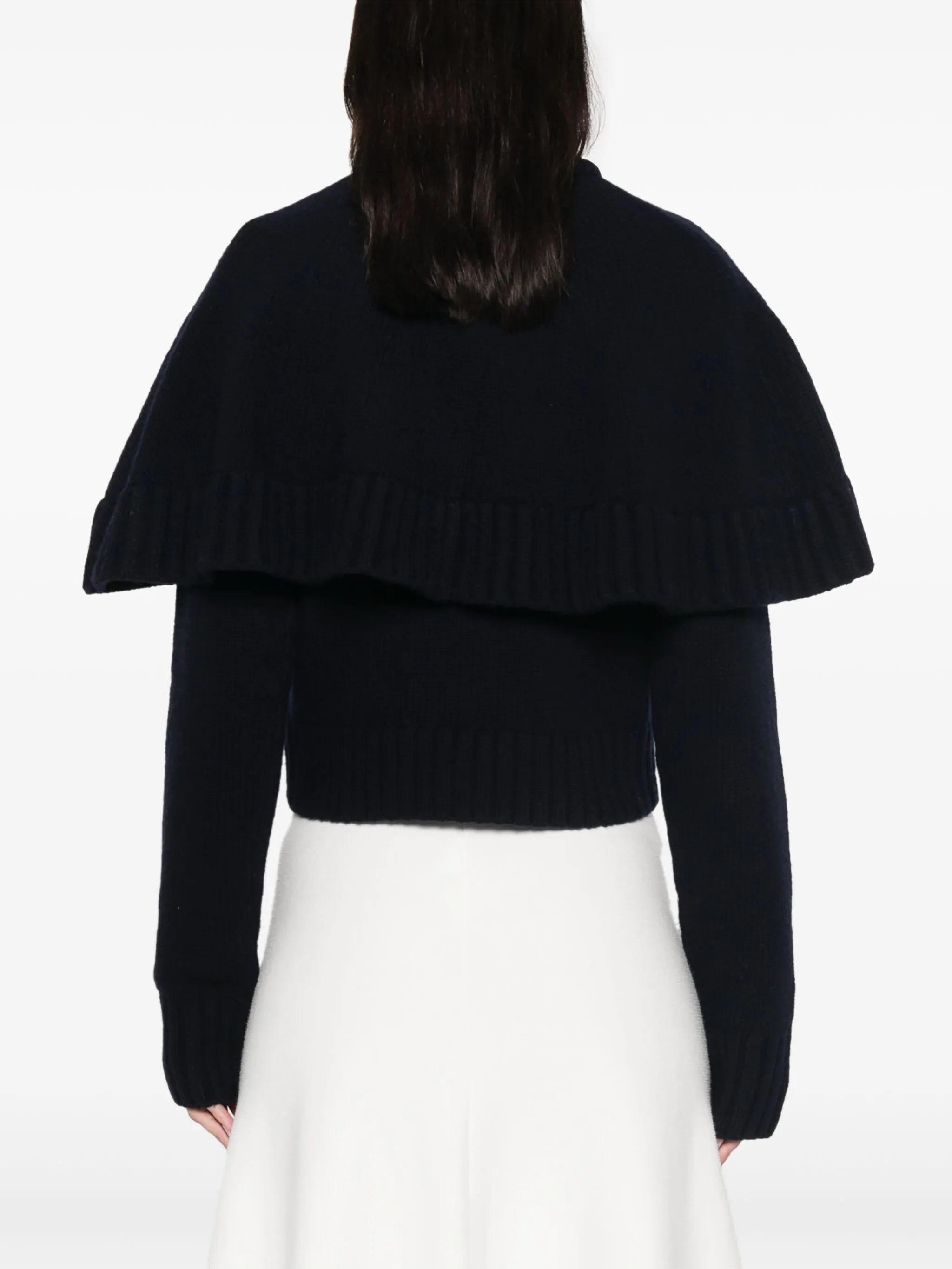 cape-design cardigan