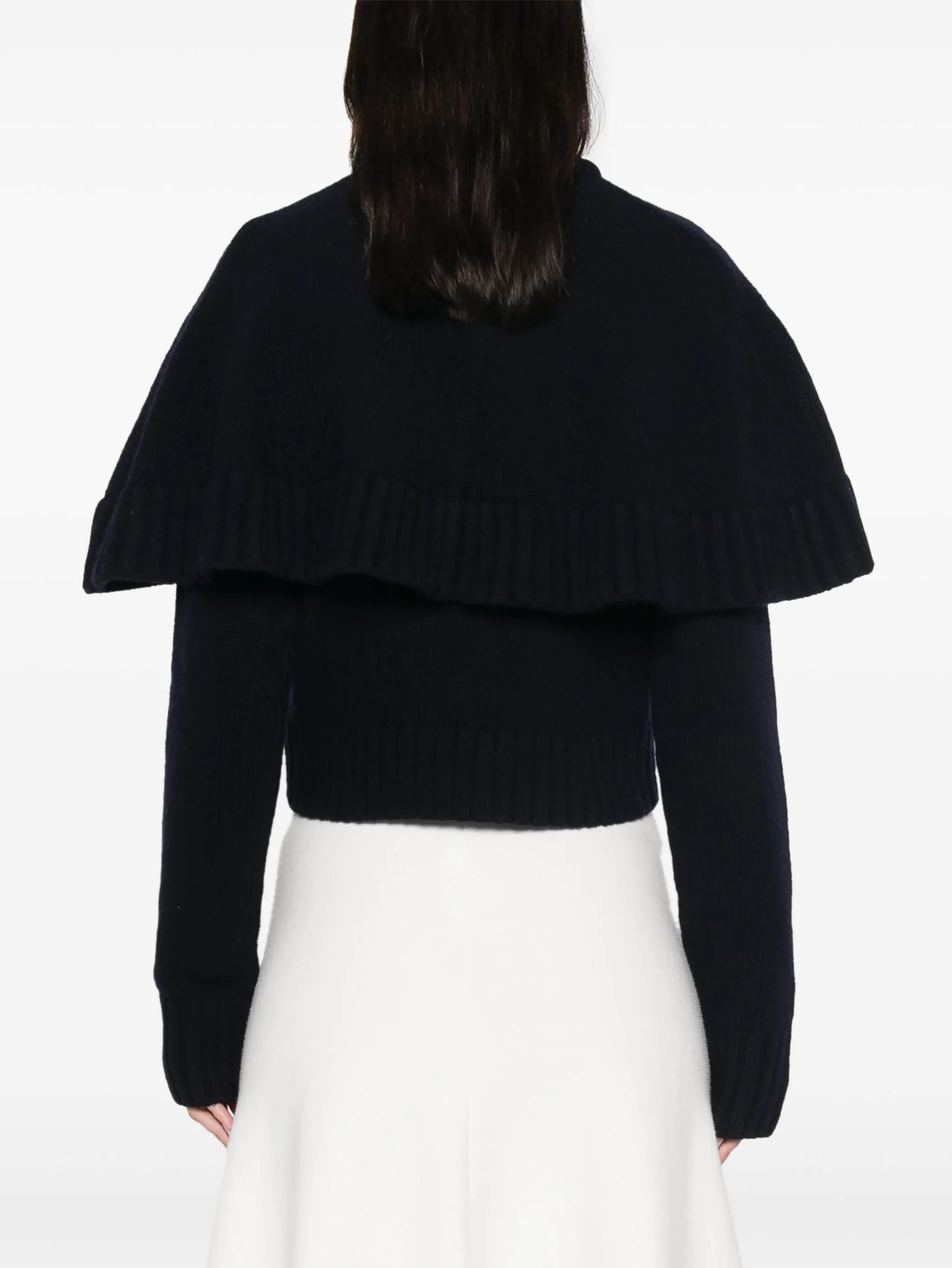 cape-design cardigan