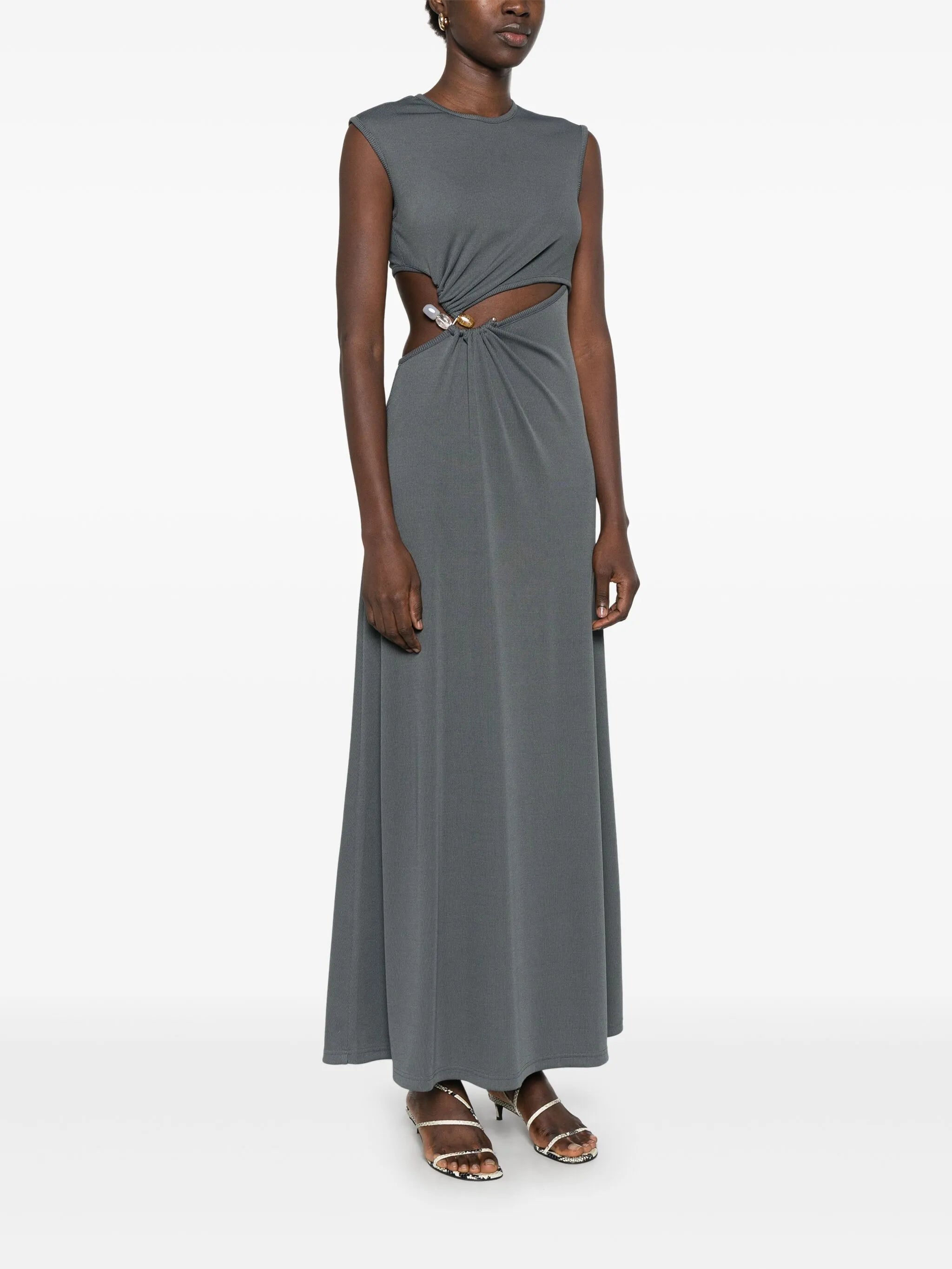 Concave Stone maxi dress