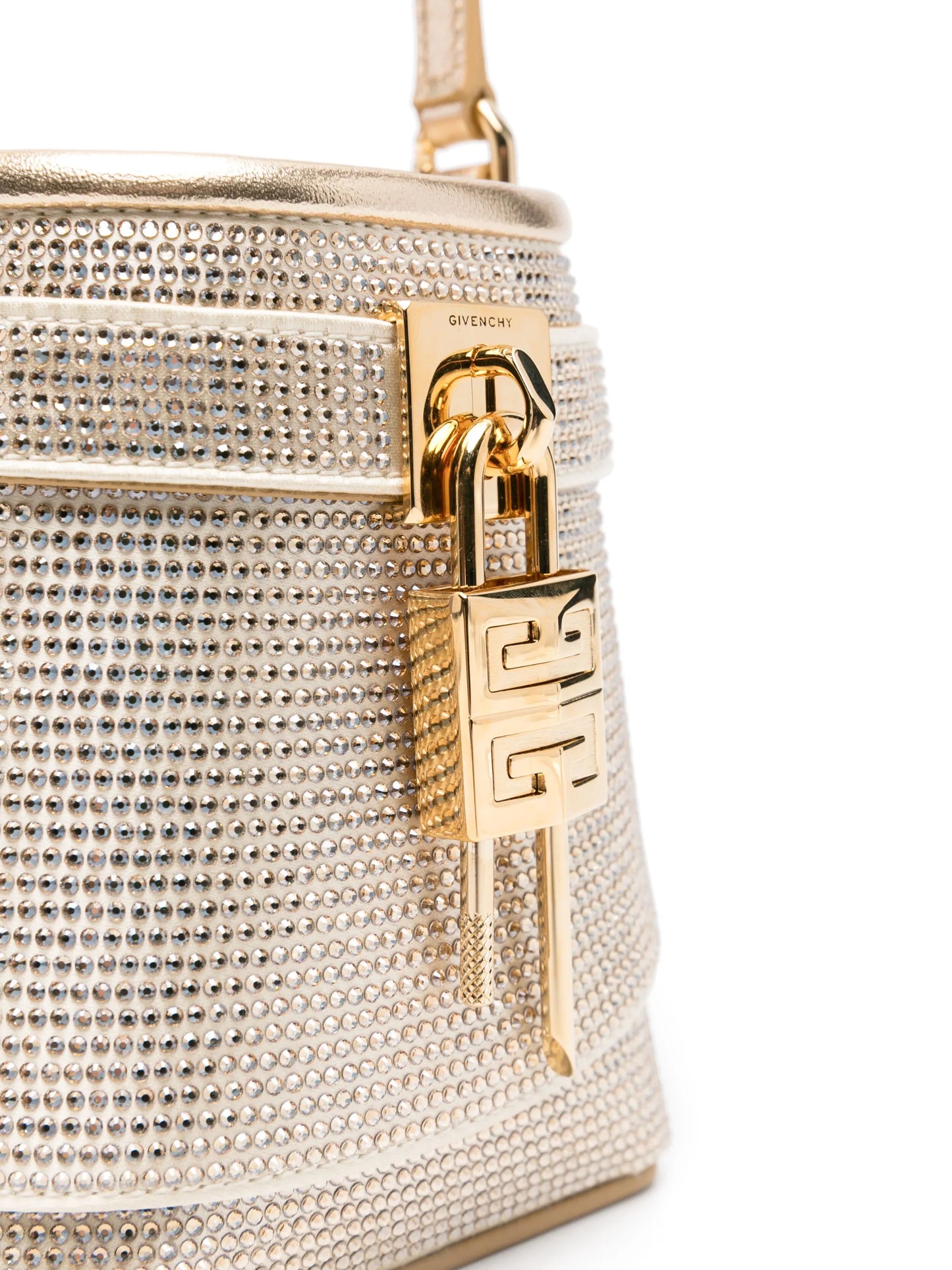 micro Shark Lock bucket bag