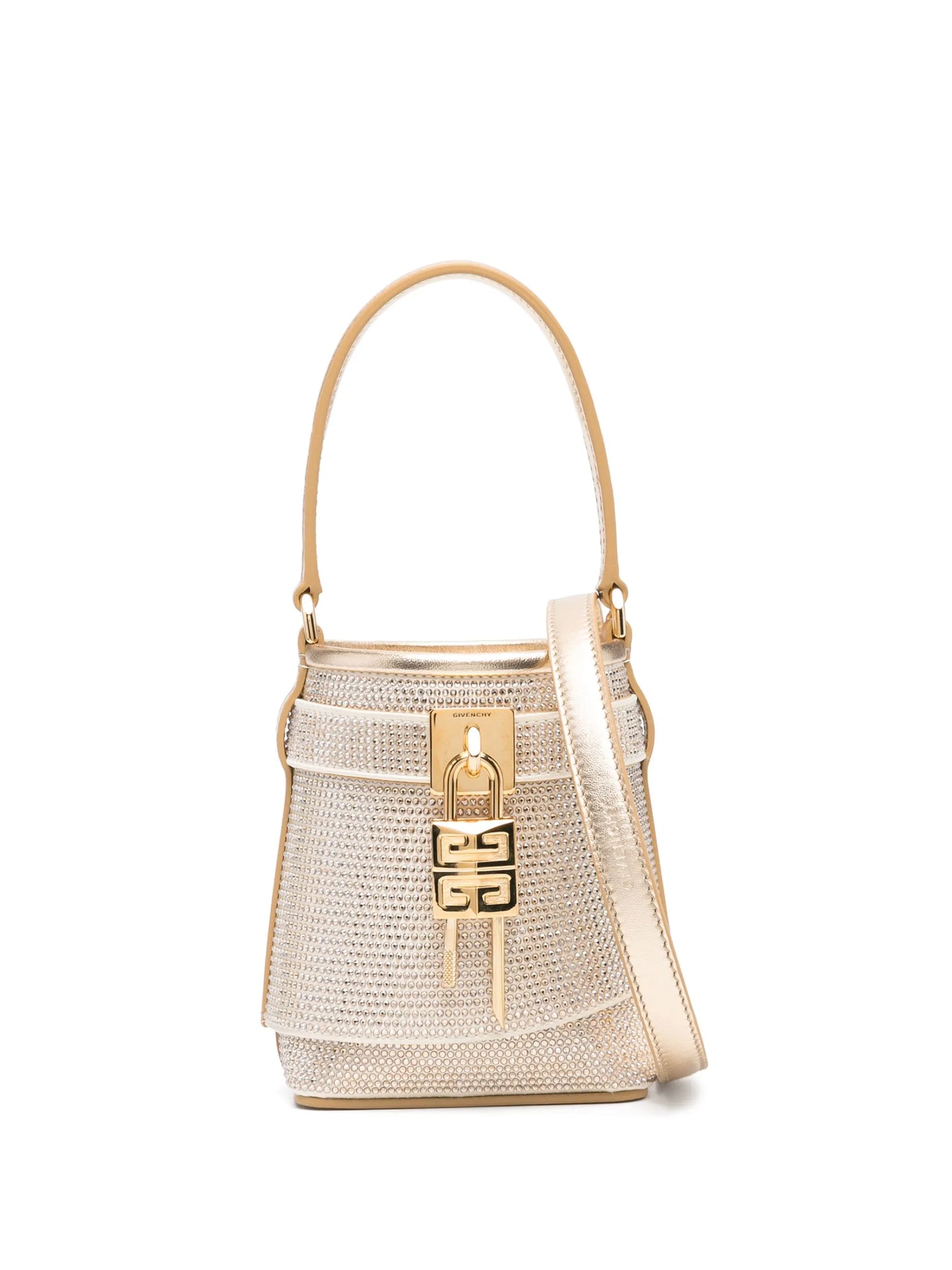 micro Shark Lock bucket bag