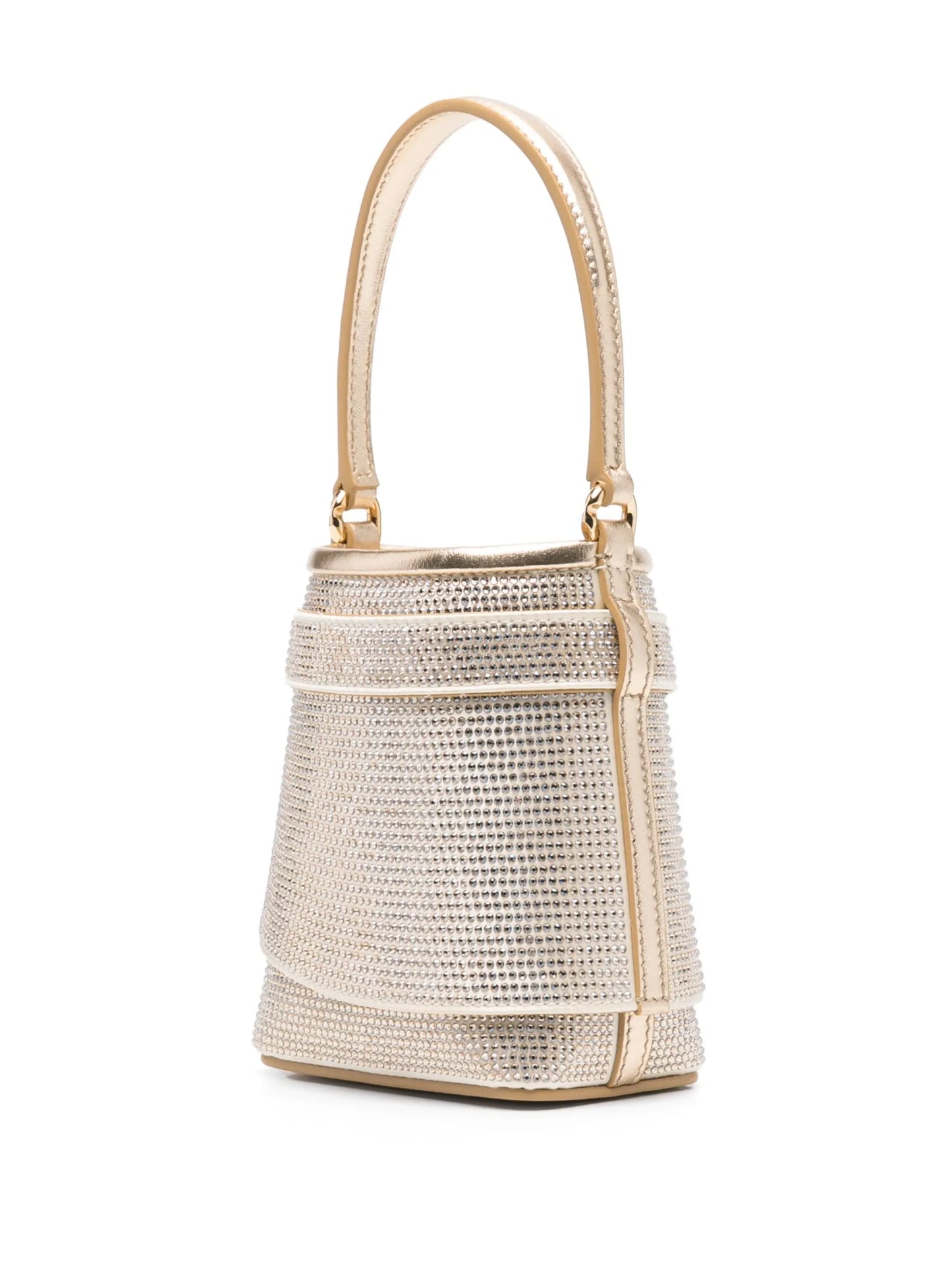 micro Shark Lock bucket bag