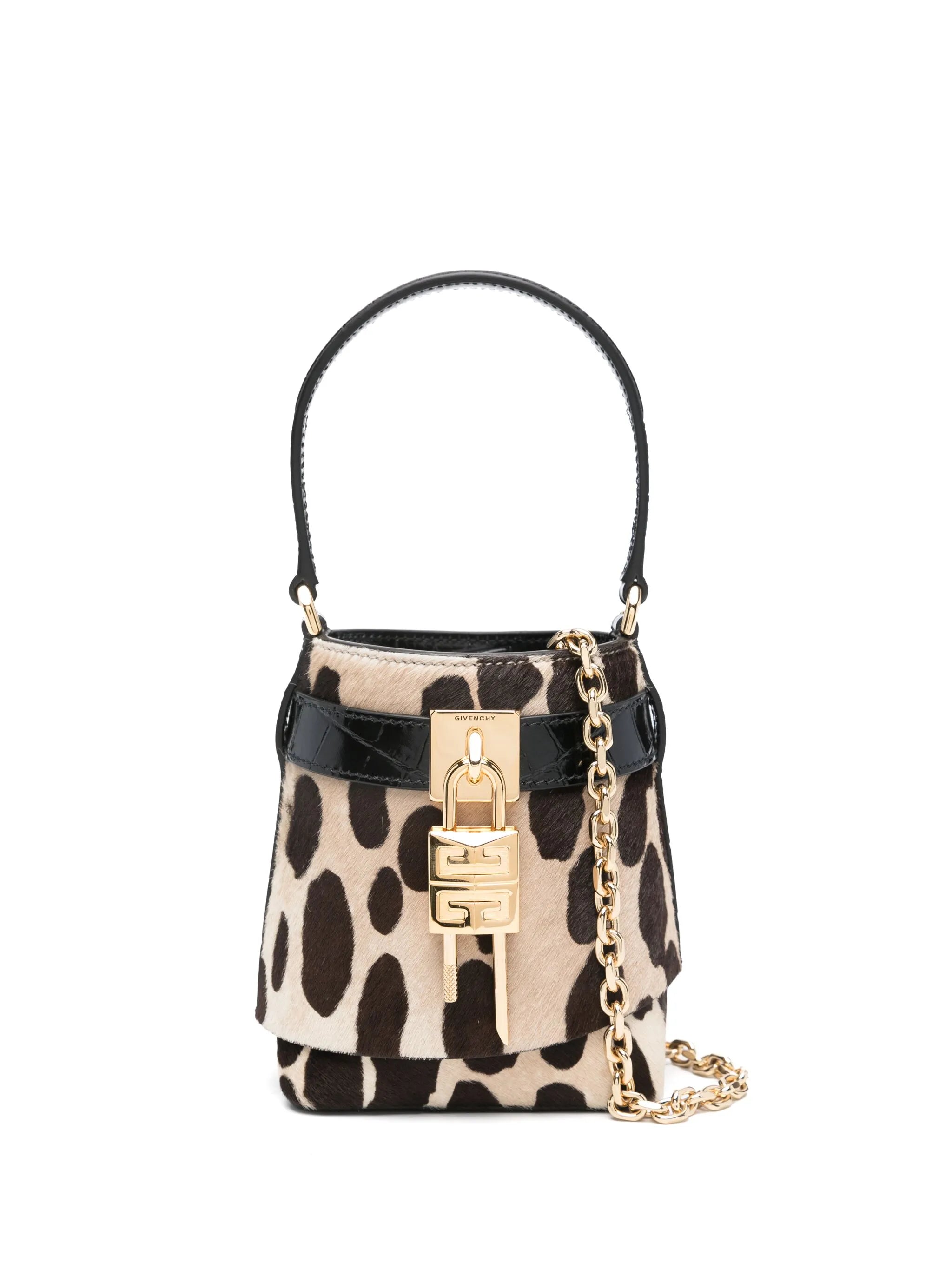 mini Shark Lock bucket bag